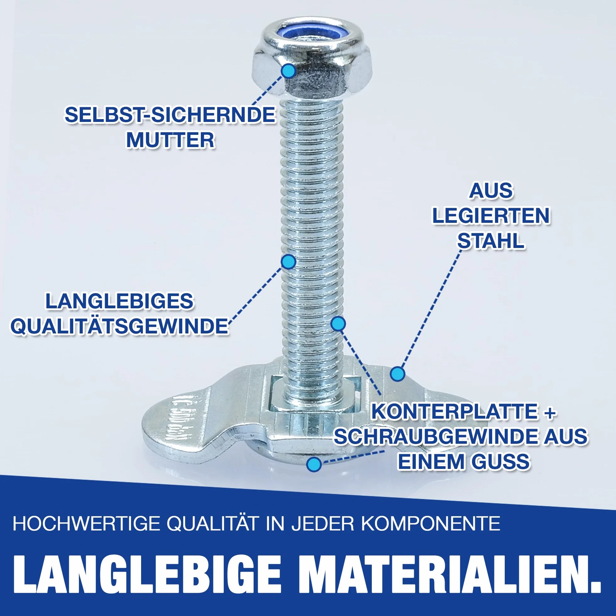 Złączka śrubowa do szyny Airline (1-20 sztuk) Fitting Single Końcówka - zestaw 20 sztuk - 20 mm