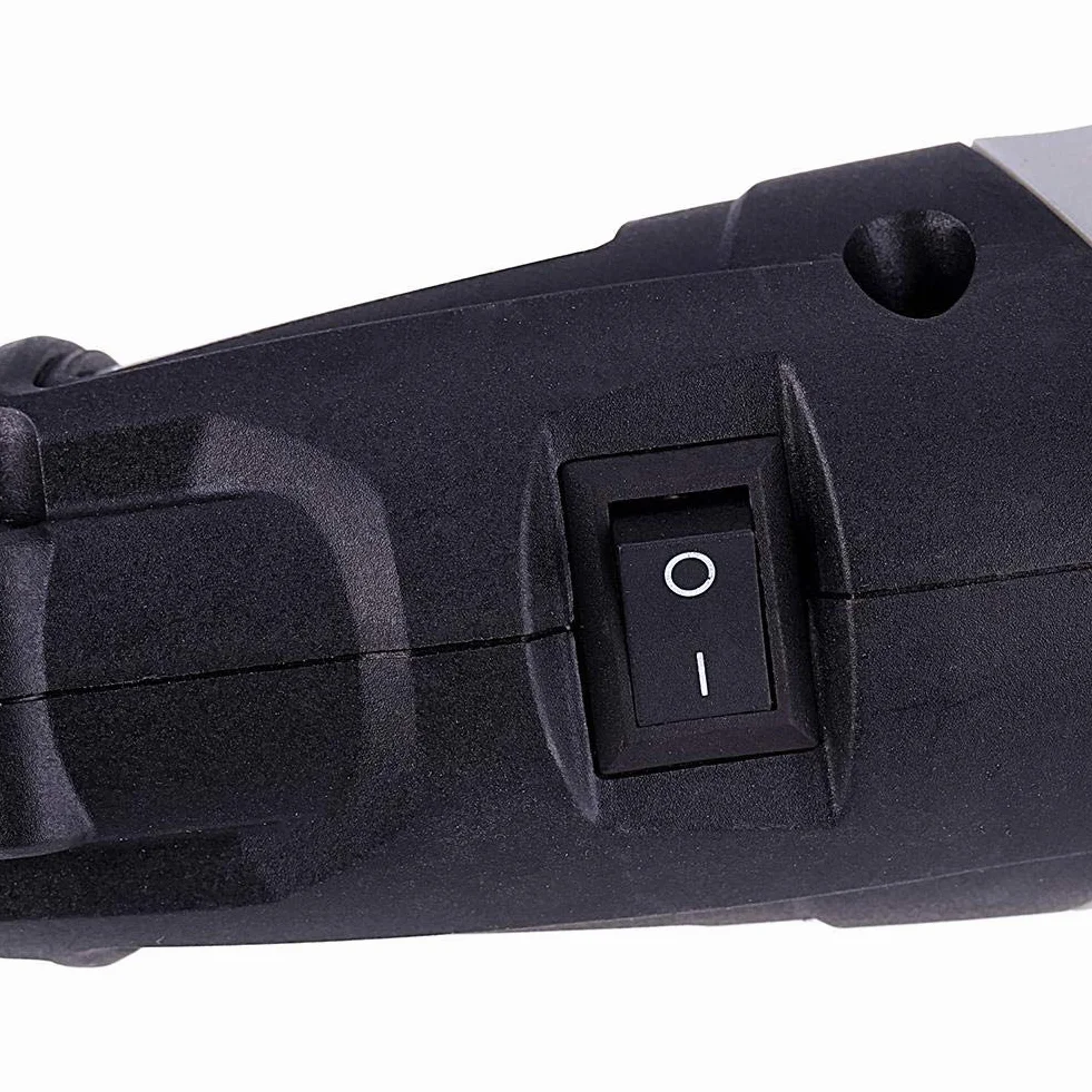 BuyWeek Szlifierka prosta, 400 W, elektryczna szlifierka obrotowa, 6 pozycji, elektryczna szlifierka prosta o zmiennej prędkości, szlifierka wiertarska 220 V, wtyczka EU