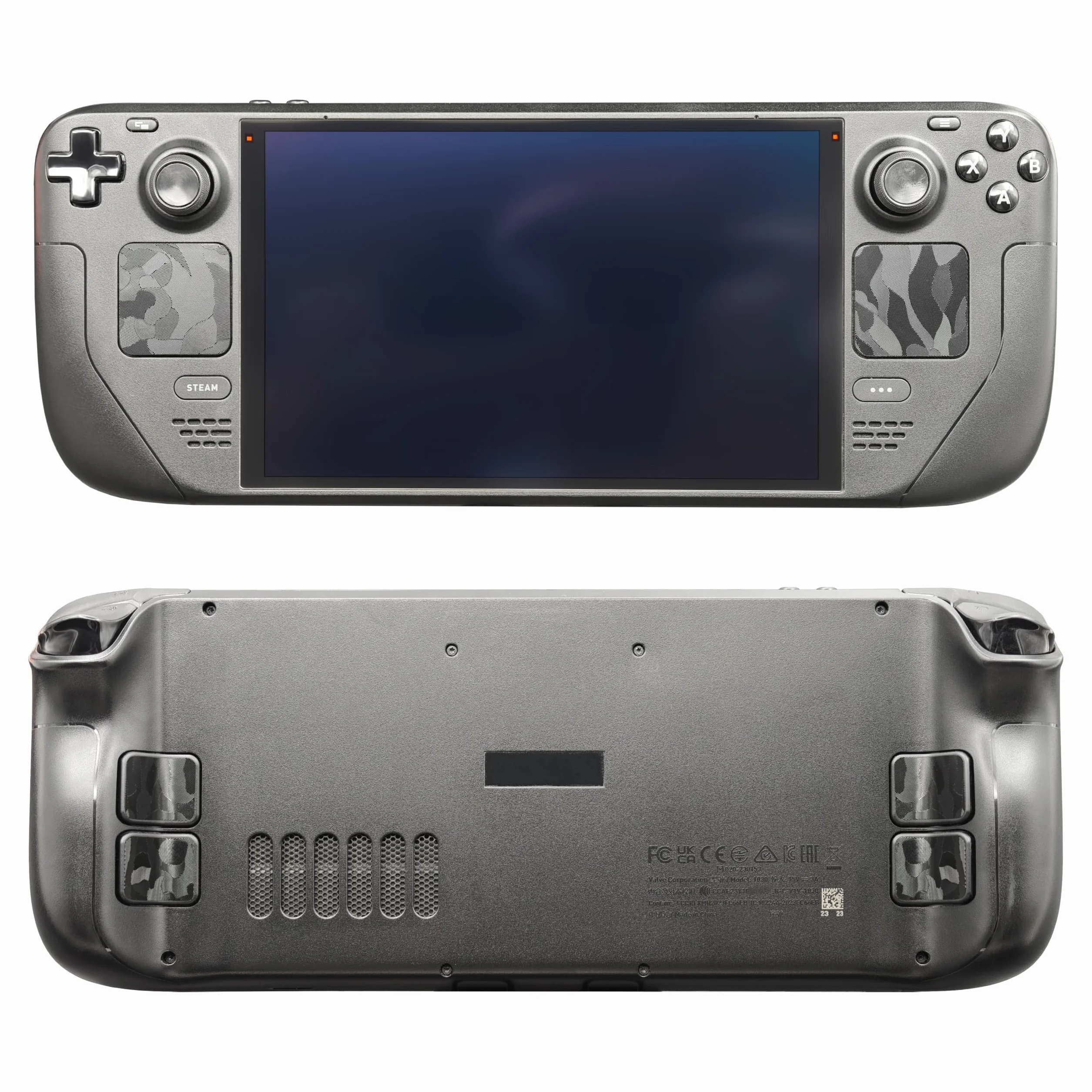 Touchpad Protector Steam Deck, Touch Pads i tylne przyciski Ochronna naklejka tekstury skóry dla Steam Deck Touch Trackpads, wysokiej klasy teksturowany uchwyt Skin Luck&Link