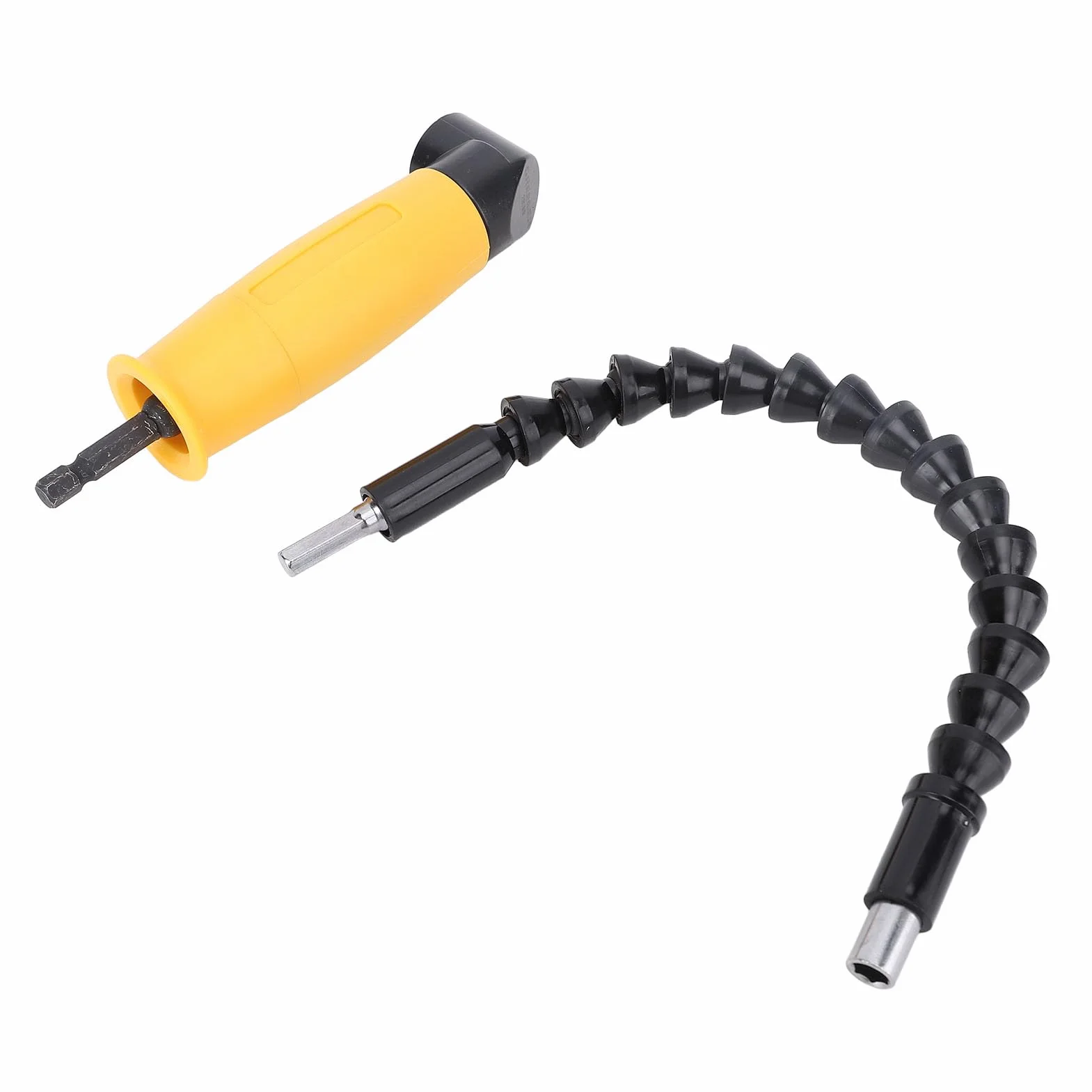 Fafeicy Zestaw Bitów do Wkrętaków, Zestaw Bitów Udarowych ze Stali Stopowej, 44 szt. z Magnetycznym Uchwytem na Bity, Elastyczny Adapter do Wiertarki Kątowej Naprawy w Domu, Użytkownicy Wiertarki
