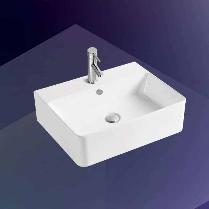 Umywalka Łazienkowa Umywalka Nablatowa Do Łazienki Kwadratowa Umywalka Artystyczna Ceramiczna Umywalka Nablatowa Do Hotelu Domowa Ceramiczna Umywalka Umywalki Nablat