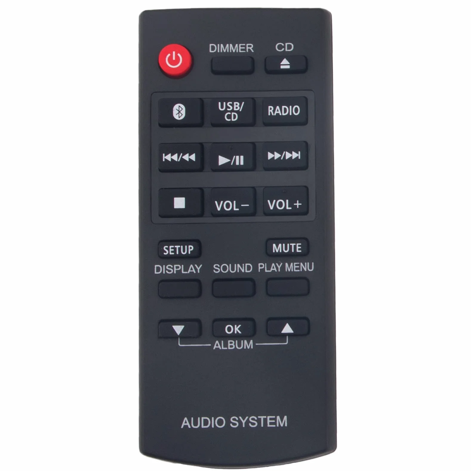 Zamienny pilot zdalnego sterowania do Panasonic SC-PM250 SA-PM250 SB-PM02 SC-PM251 SC-PM600 SB-PM500 SC-UX10 SB-UX100 SC-HC200