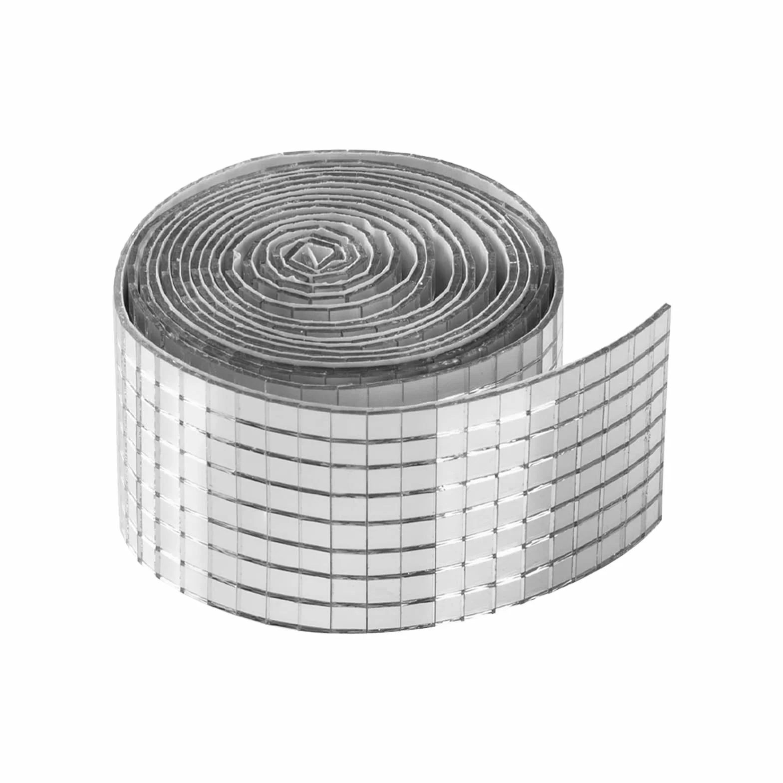 Mosaic Tiles for Crafts, Disco Glass Stickers Mirror Mosaic Tile, Waterproof Cuttable, Easy to Install Self-Adhesive Wall for Ceiling, Kitchen, Bathroom, 4x120cm