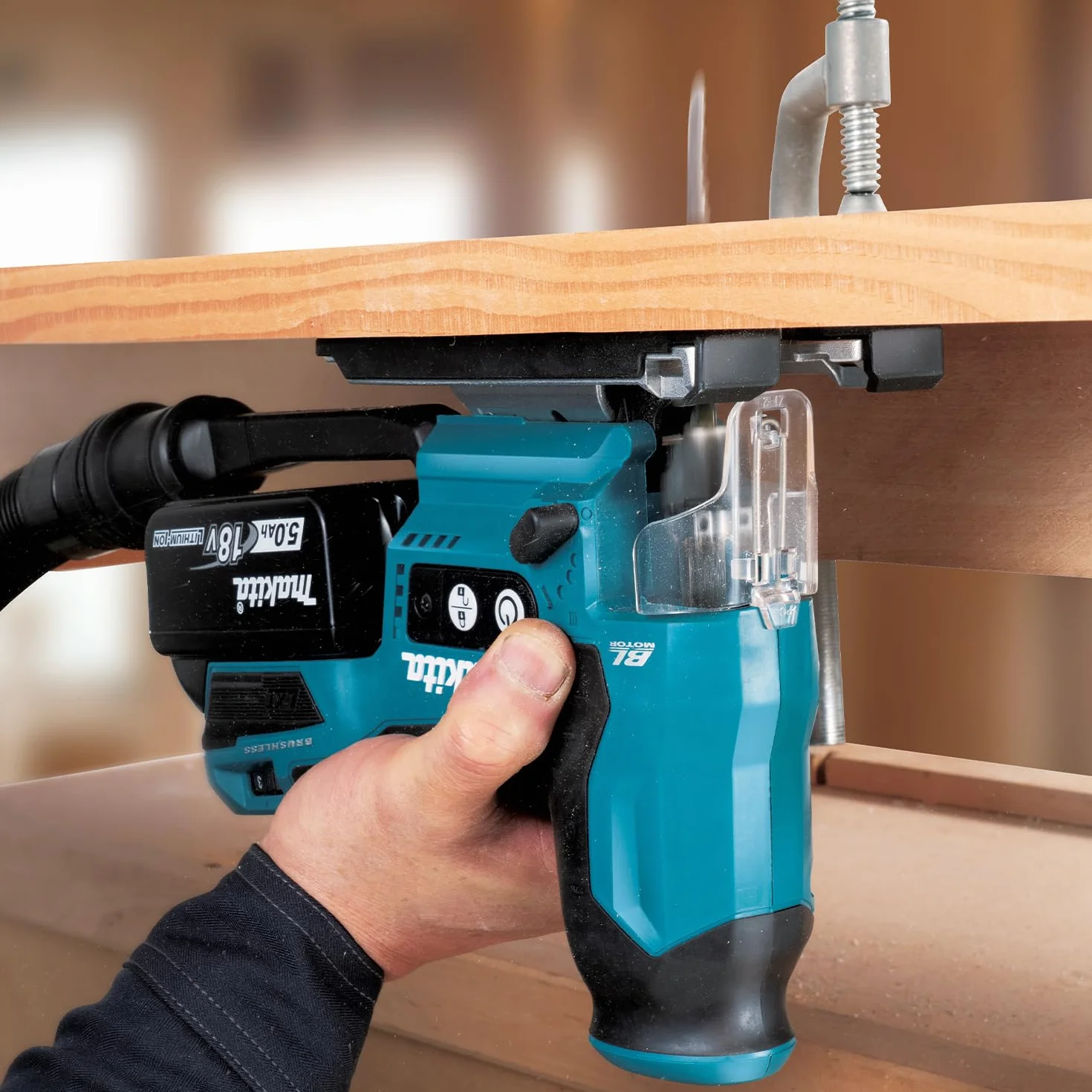 Makita DJV185Z akumulatorowa wyrzynarka wahadłowa 18 V (bez akumulatora, bez ładowarki)
