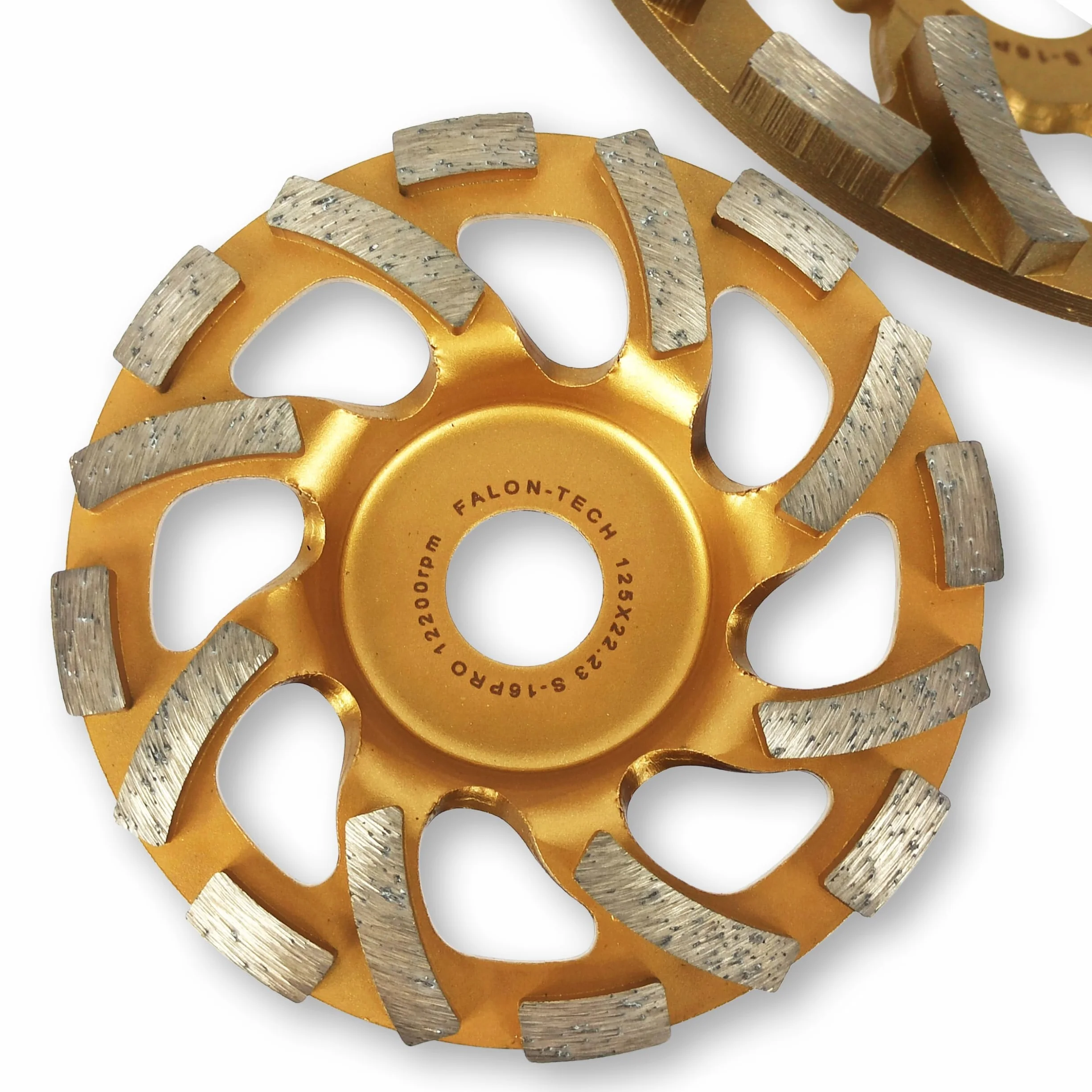 Tarcza diamentowa 125 mm do szlifowania betonu i kamienia, 22,2 mm, segmentowa, do szlifierek kątowych, trwała i wydajna