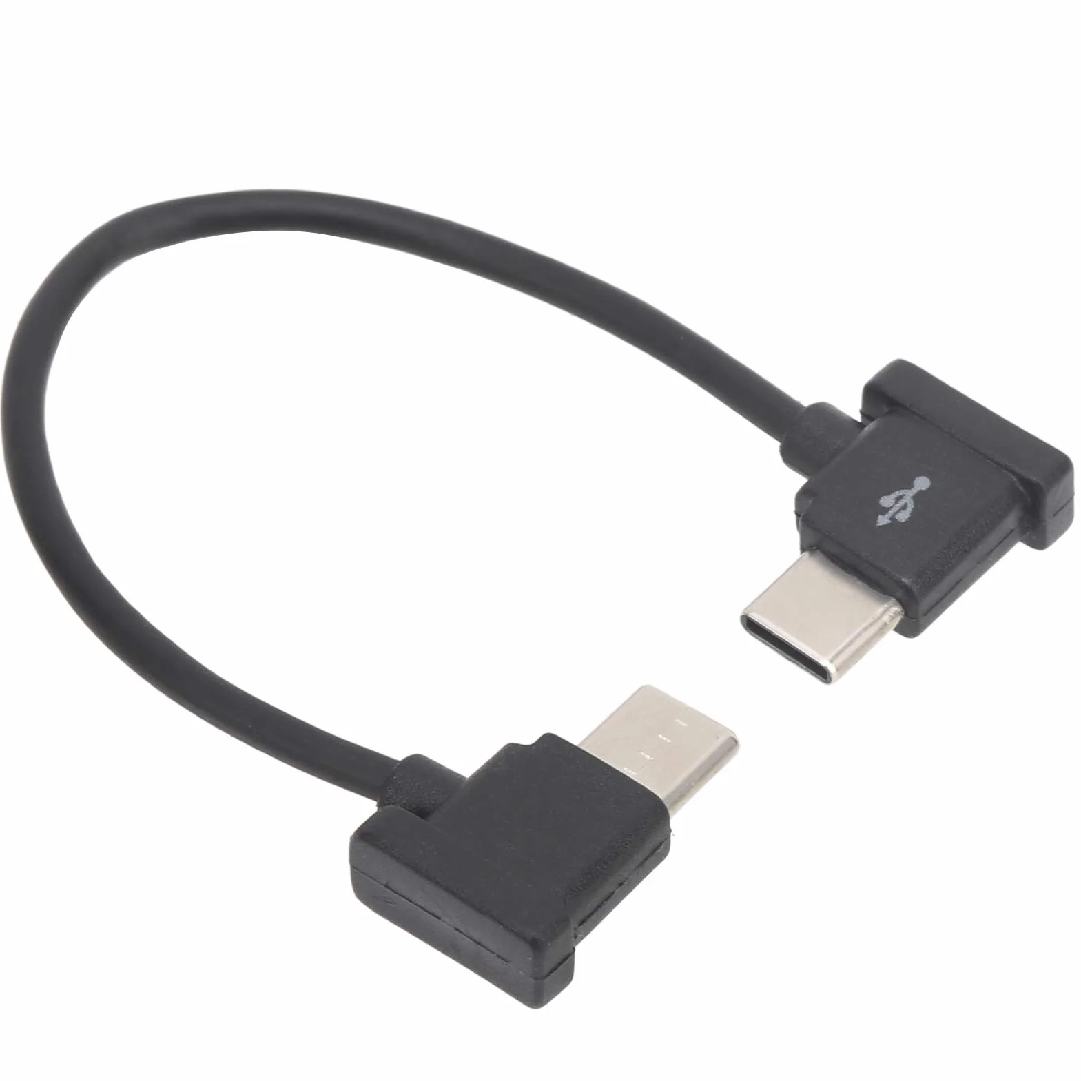 Yosoo Health Gear Kabel do transmisji danych 15 cm typ C do typu C, kabel danych typu C, pleciony OTG do D JI Air 2 Mini 2 Drone