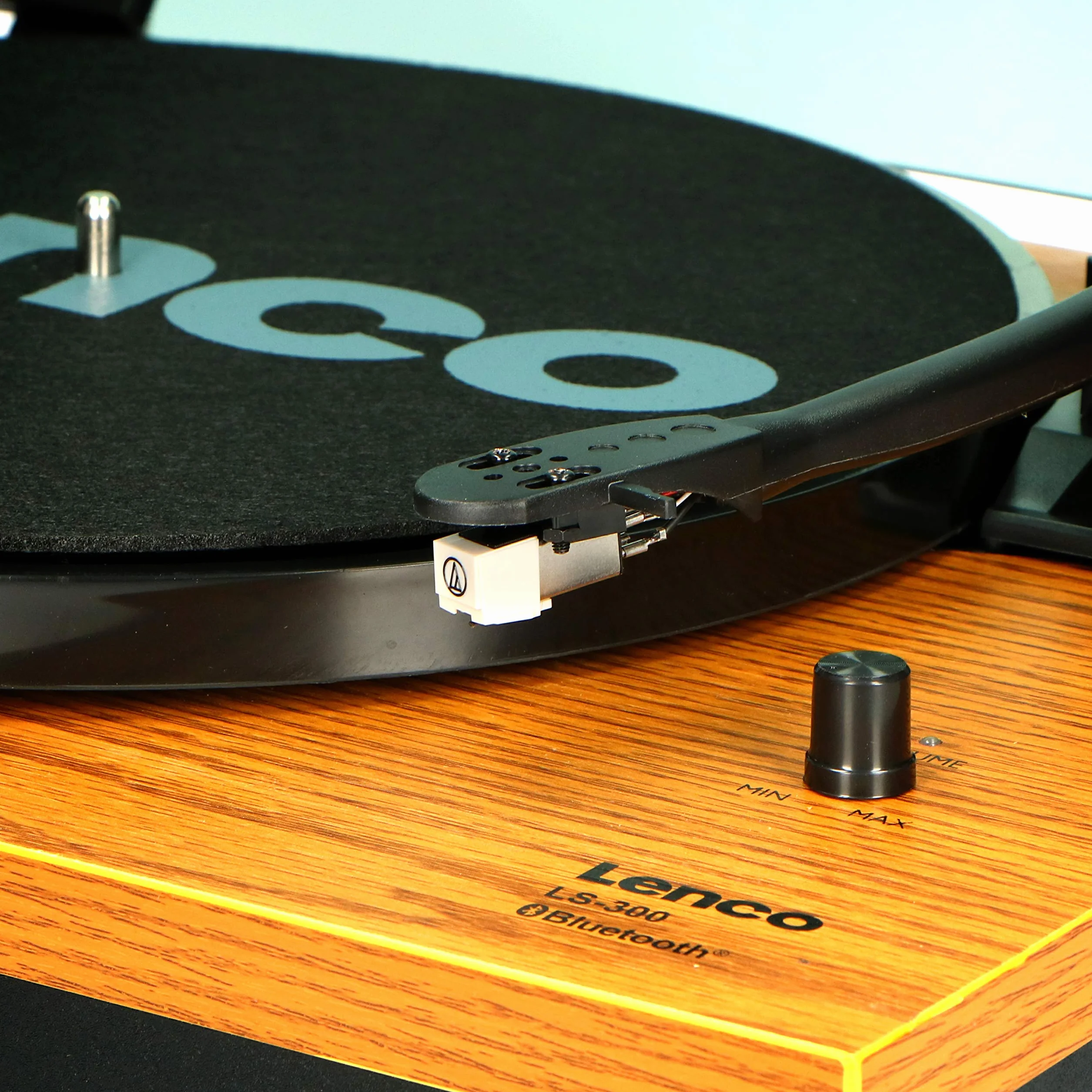 Lenco Ls-300 Wood Giradischi con Diffusori Acustici Bluetooth