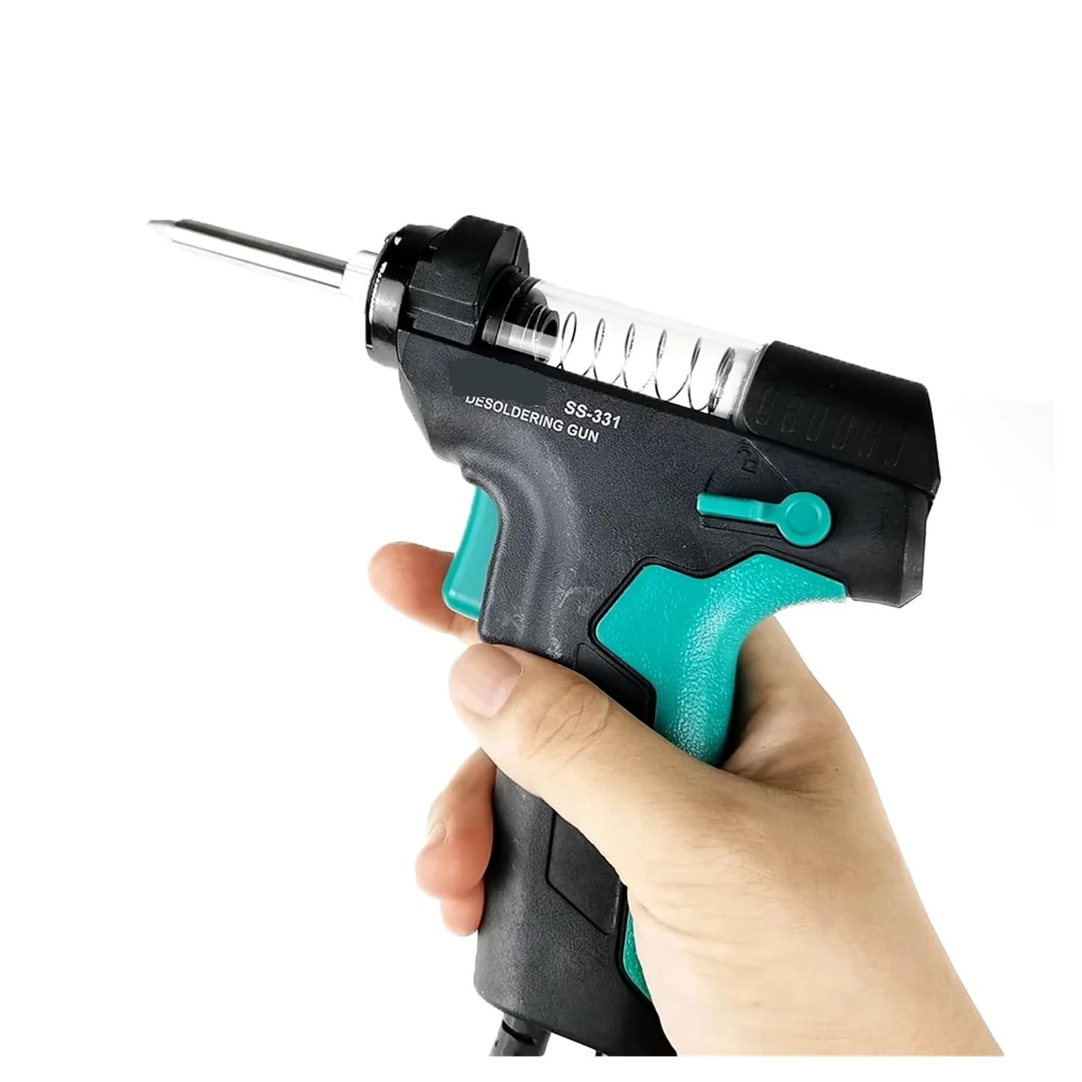 Stacja lutownicza, Elektryczny Pistolet Ssący Do Lutowania SS-331 SS-331H ESD LCD Cyfrowa Pompa Cyny BGA Pochłanianie Ssania Lutownica Gorąca Stacja Rozlutowująca(Desoldering gun)