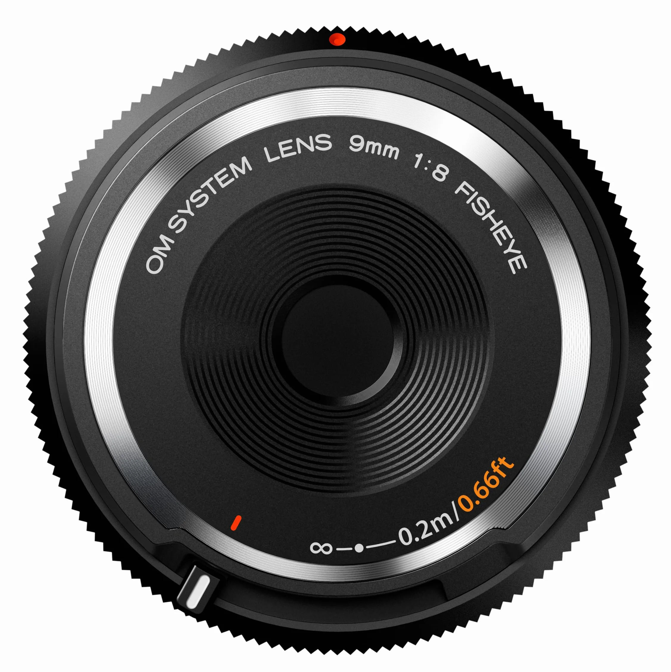 OM SYSTEM Soczewka 9 mm 1:8.0 Fish Eye Body Cap MFT czarna