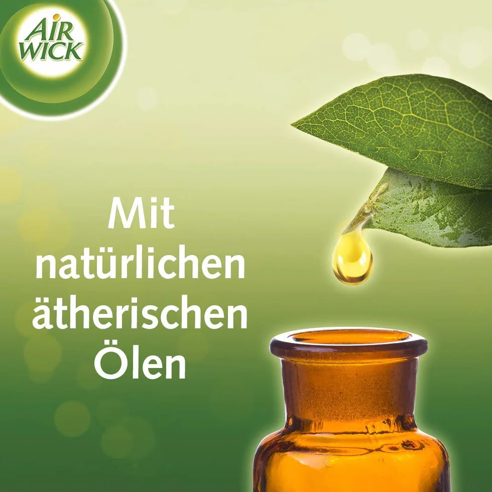 Air Wick olejek aromatyczny Flakon kojąca róża 3 szt. (3 x 20 ml), wkład do dyfuzora olejków aromatycznych