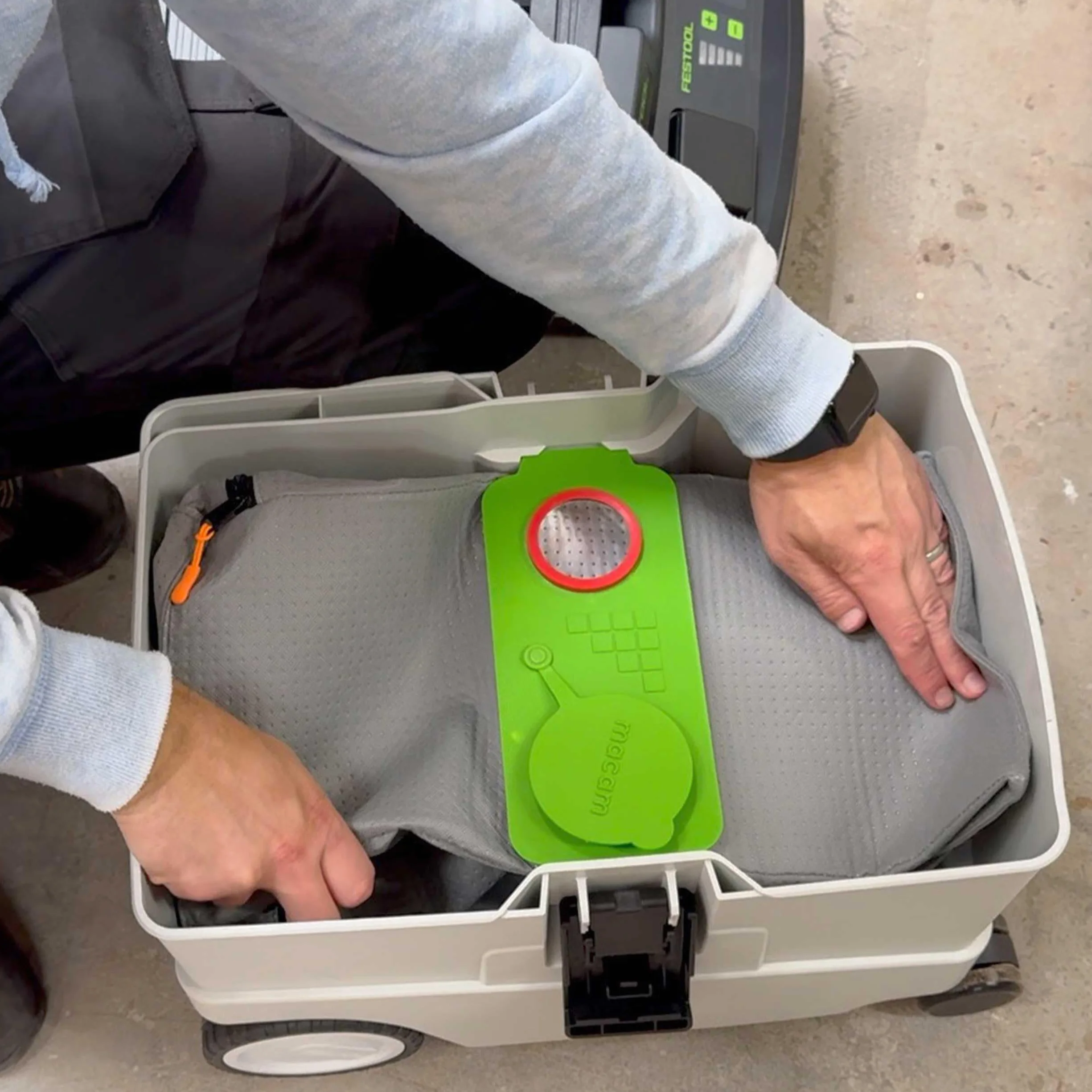 Worek filtrujący wielokrotnego użytku kompatybilny z odkurzaczami Festool Mini Midi CT 15 i CT 25 (CT 25 E)