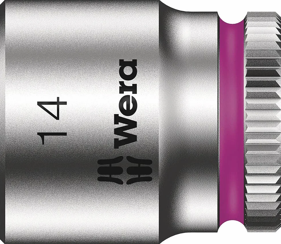 Wera 05003513001 Zyklop nasadka klucza nasadowego 8790 HMA, z napędem 1/4", 14,0 mm