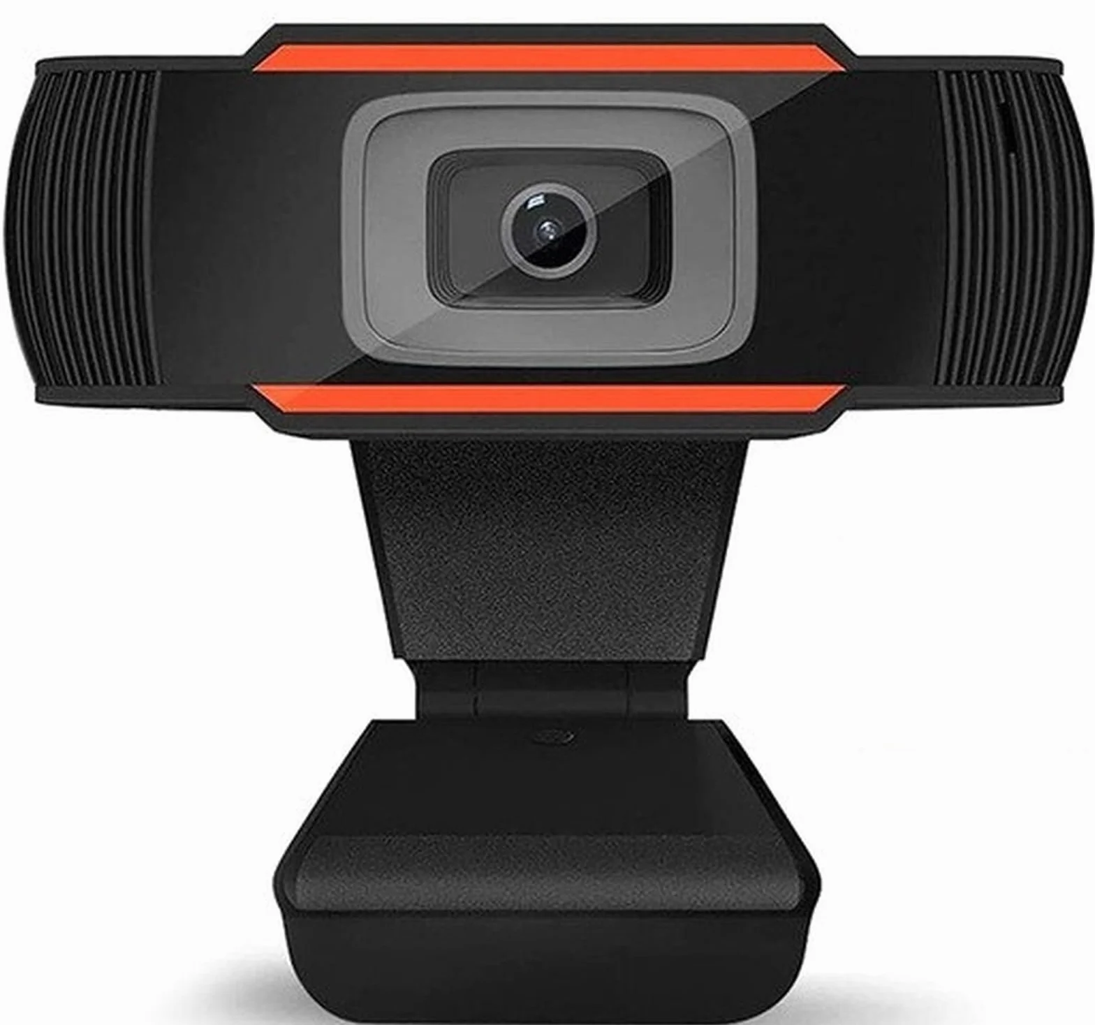 Retoo Kamera internetowa z mikrofonem z wyraźnym dźwiękiem stereo i automatyczną korekcją światła, USB Plug & Play, kamera USB 2.0 do Skype, FaceTime, Hangouts, zoom (czarna 1280 x 480)