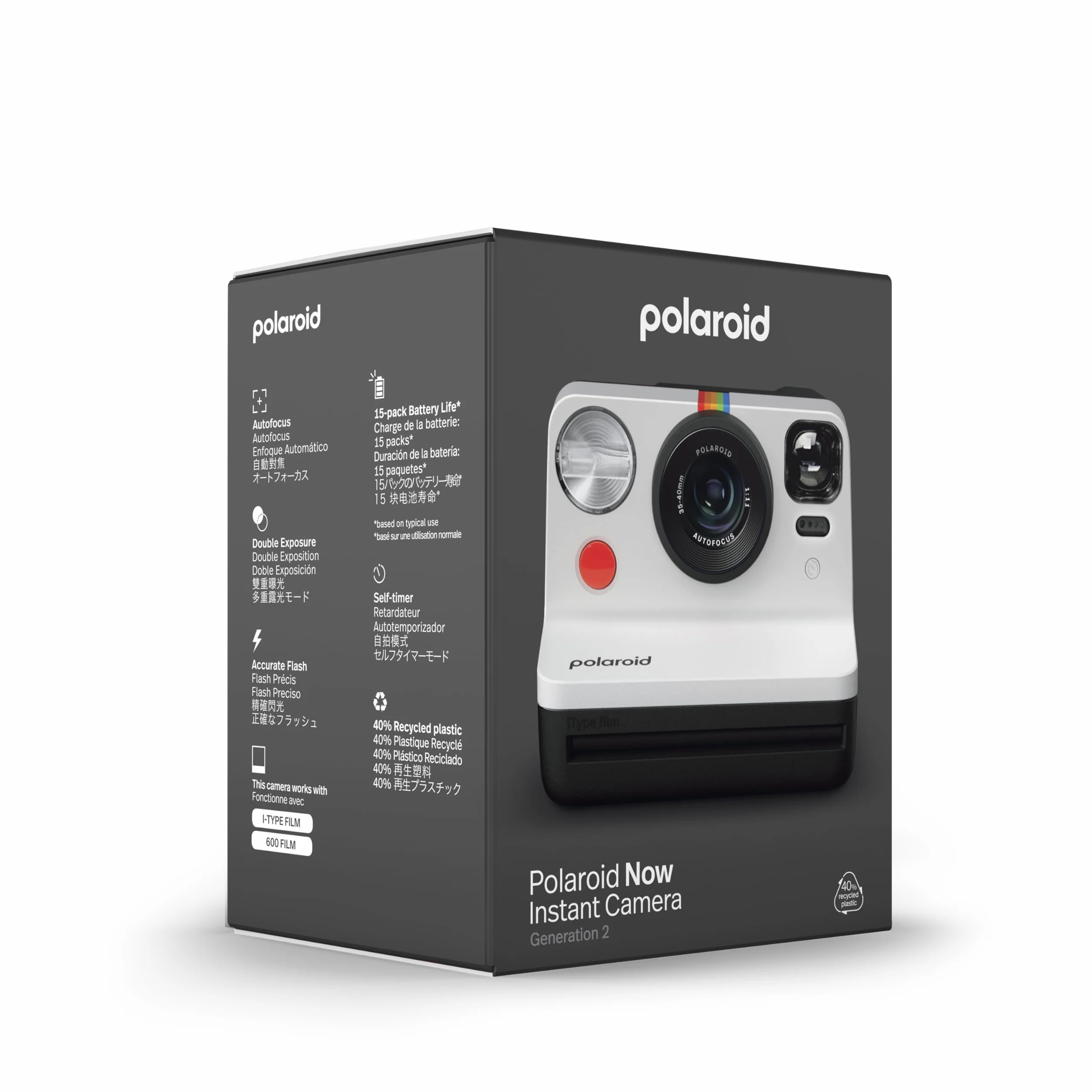 Polaroid Now Gen 2 Natychmiastowa kamera - czarno-biała