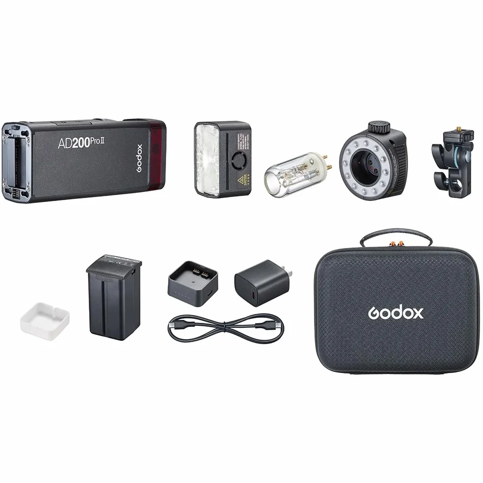 Godox AD200Pro II 200W Flash HSS 1/8000s TTL Canon Nikon Sony