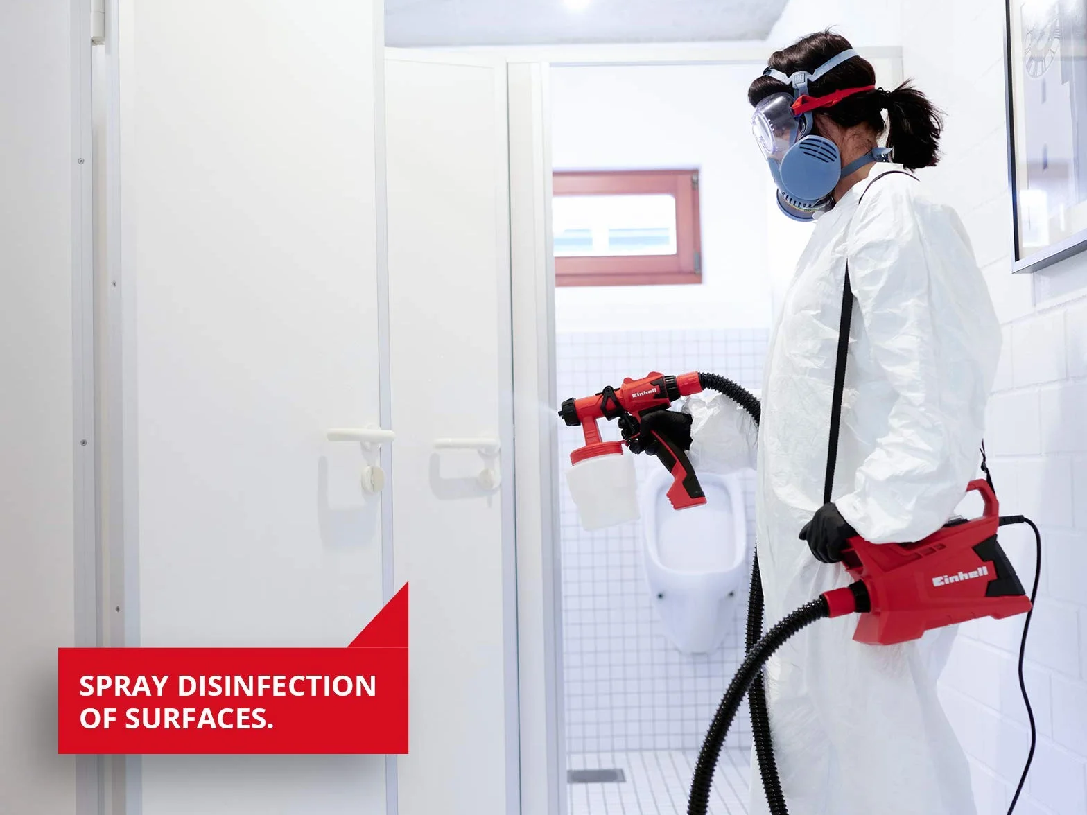 Einhell Elektryczny system natryskowy TC-SY 600 S (600 W, półstaliczny, średnie i duże powierzchnie robocze, do lakierów i lazur)