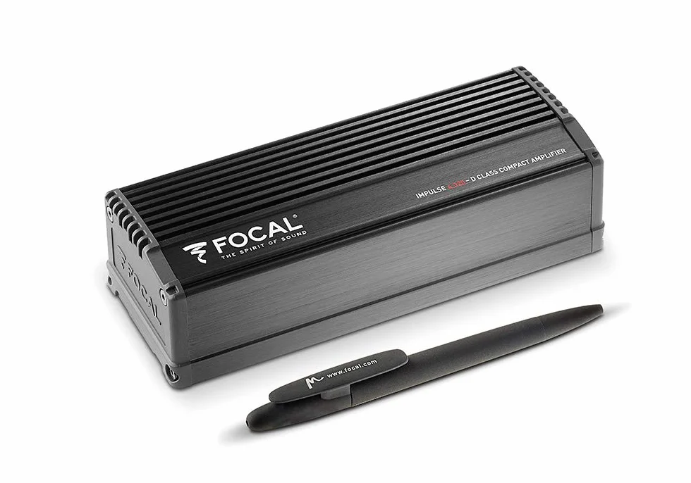Focal Impuls 4.320 | 4-kanałowy wzmacniacz 4 x 55 W RMS przy 4 omach, klasa D, super mały