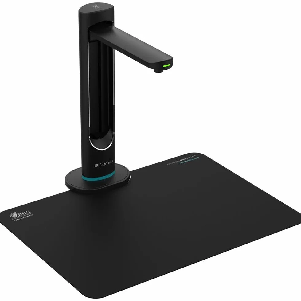IRIScan Biurko 6 Biznes Przenośny Skaner A3 30 PPM USB OCR 138 Wizualizator AI Spłaszczenie Krzywizny Książki