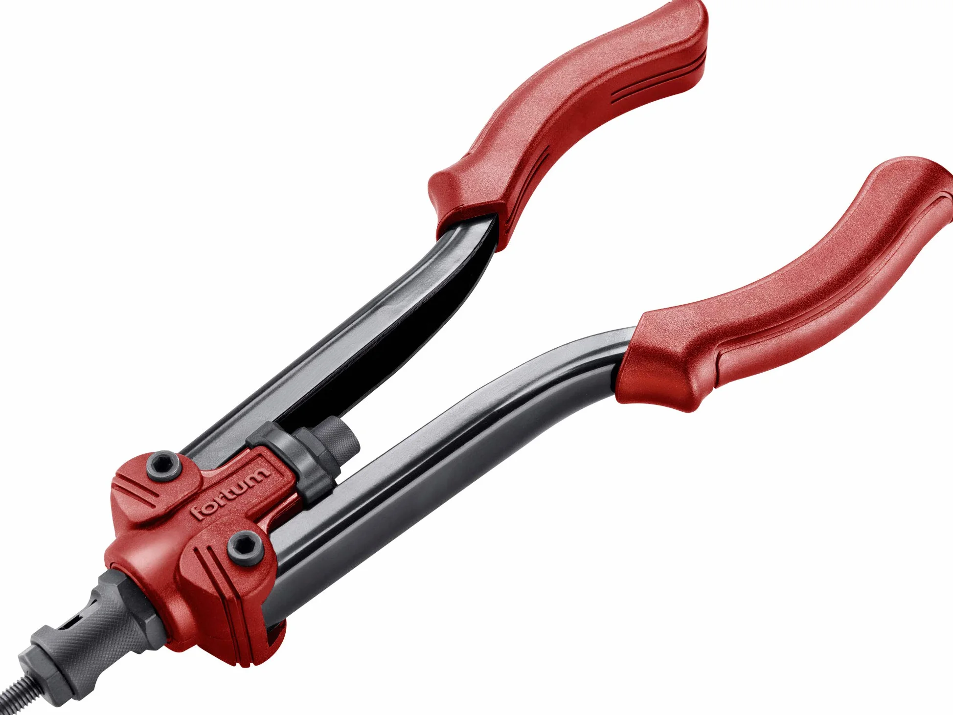 Ręczne szczypce do nitonakrętek do nitonakrętek do nitonakrętek M3-M12 z aluminium, mosiądzu, stali i stali nierdzewnej, 34 cm długości, mocne szczypce do nitowania wraz z kołkami do ciągnięcia