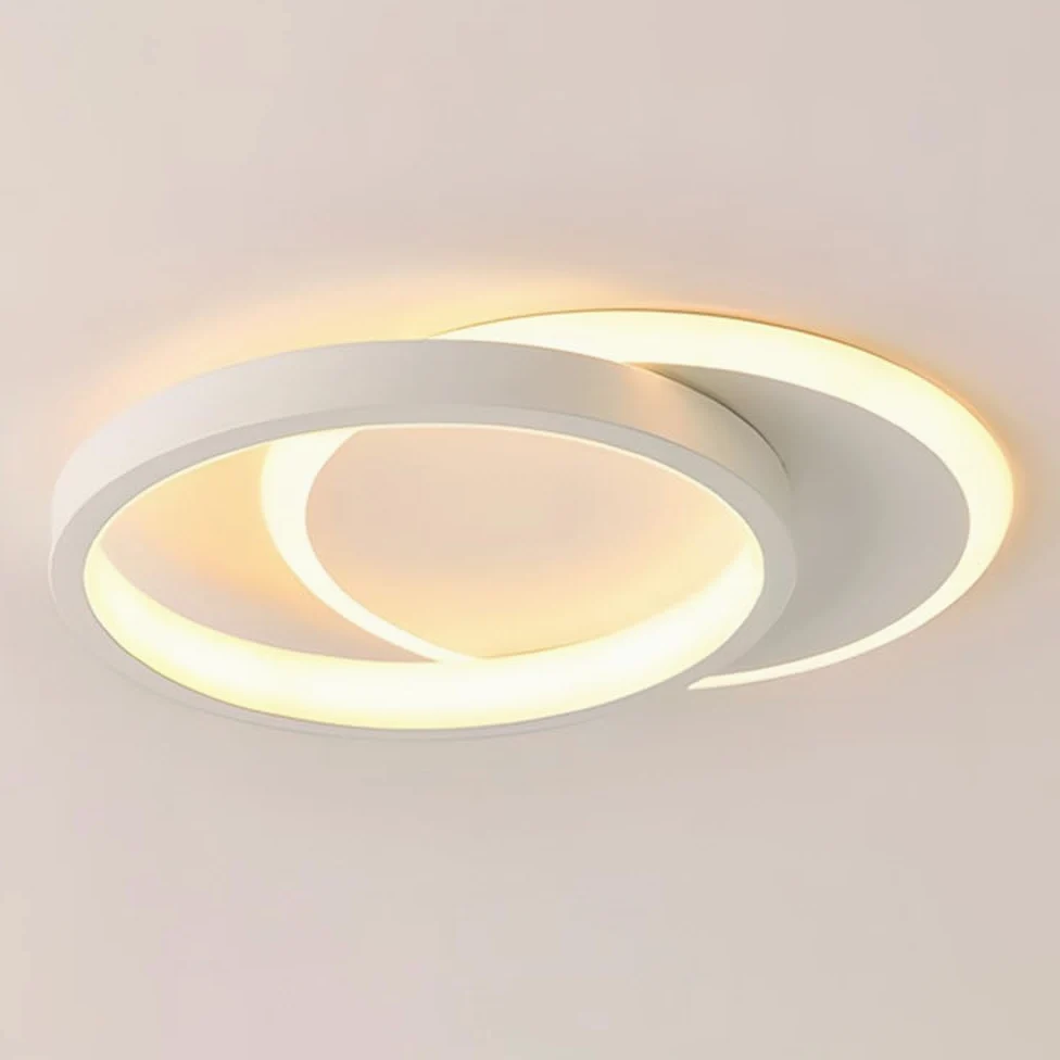 Akrylowa Sufitowa Led Kwadratowa, 23 W Okrągła Sufitowa Do Korytarza, 3 Tryby Kolorów, Lampy Sufitowe Do Sypialni I Ganku, Biała, Półpłaska Oprawa Sufitowa/Okrągły
