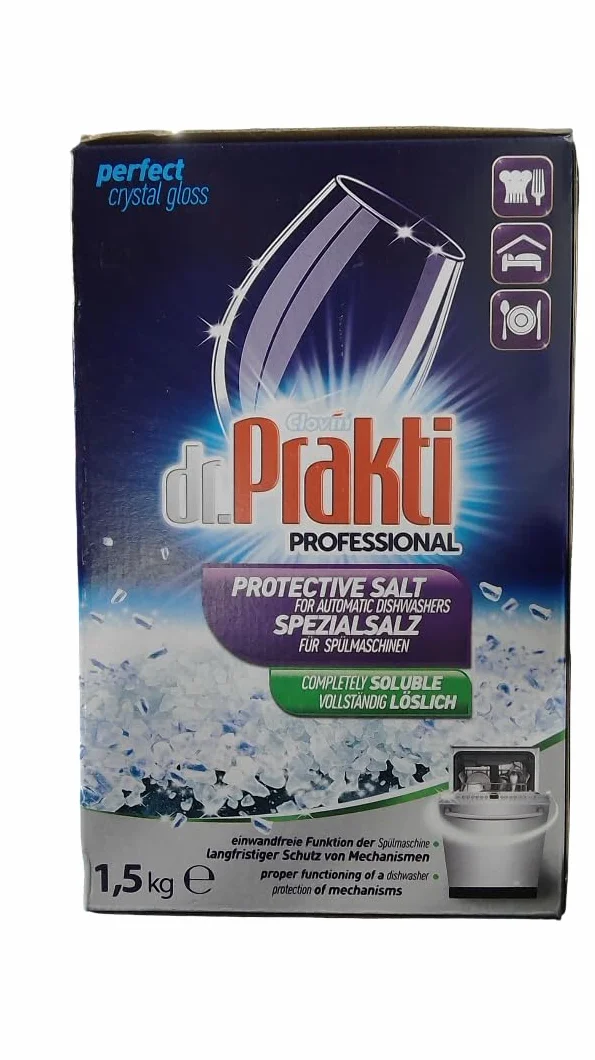 Dr.Prakti Professional – sól ochronna do zmywarek 1,5 kg