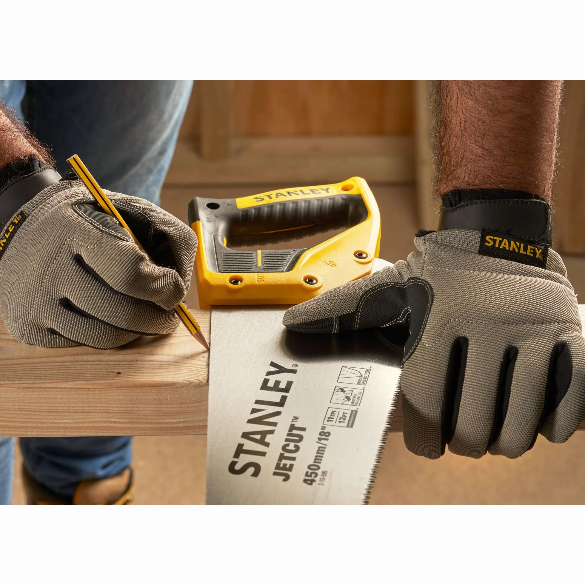 STANLEY Profesjonalny Serrucho fine 450mm x 11 dla profesjonalistów i majsterkowiczów do codziennego użytku 450mm