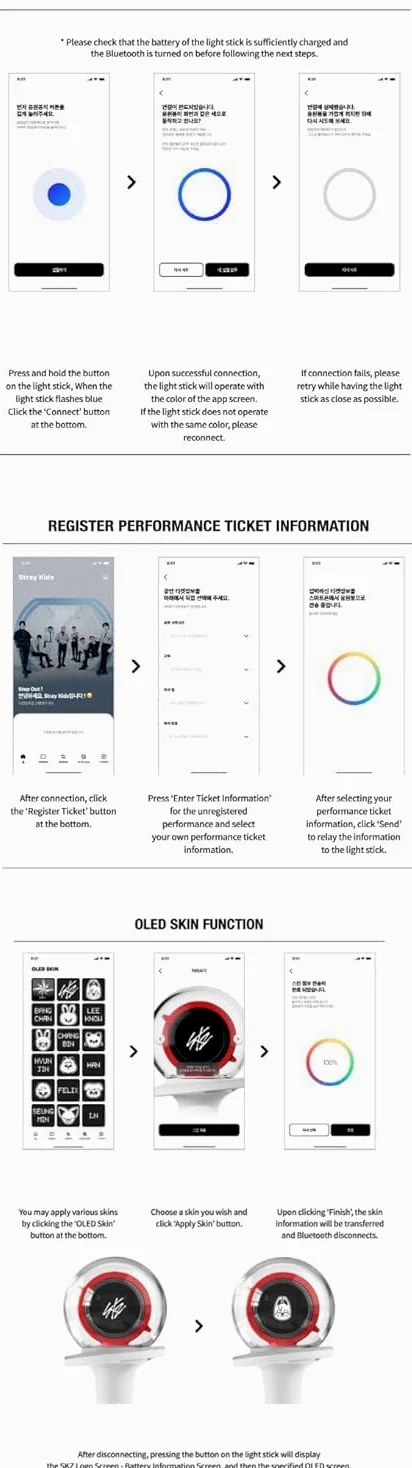 Oficjalna karta Fluorescencyjna Stray Kids Zobacz 2 Produkt Kpop