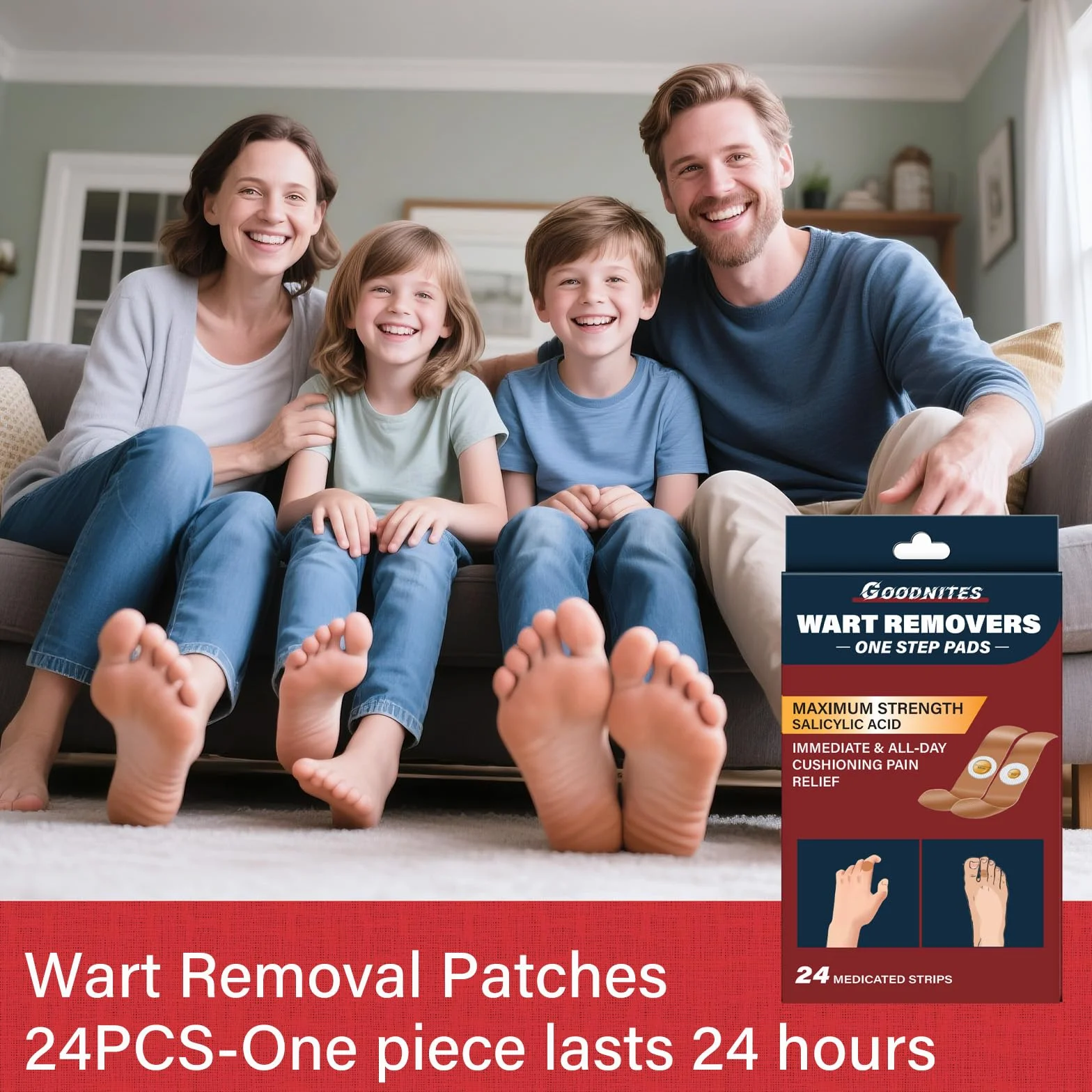Wart Remover Pad, 10