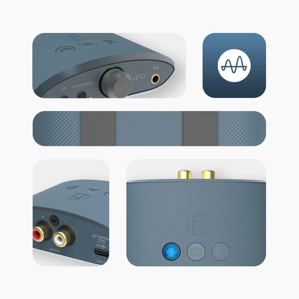 iFi uno DAC i wzmacniacz słuchawkowy USB-C 32-bit 384kHz DSD256 MQA