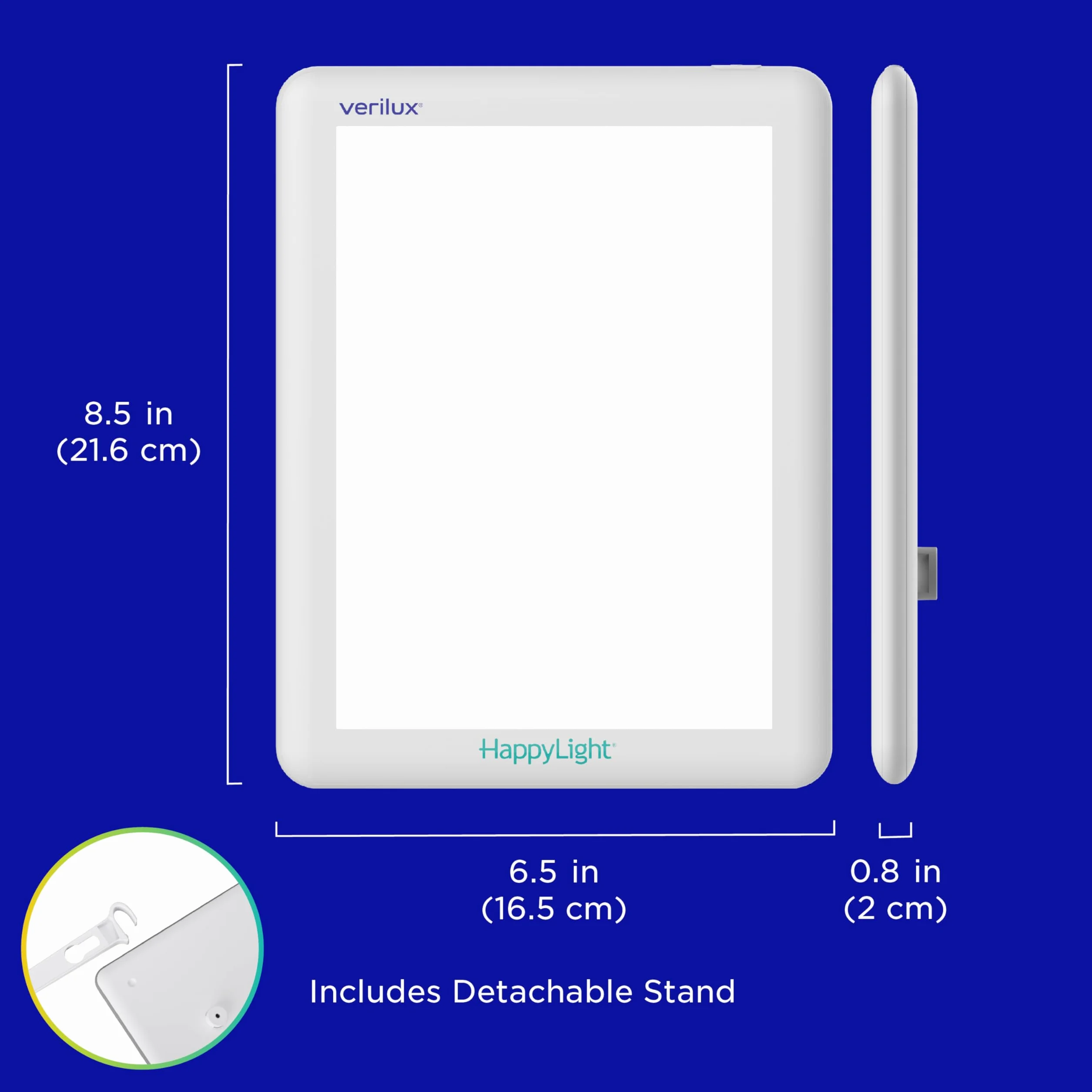 Verilux HappyLight VT22 Lampa do terapii światłem 100000 Lux z soczewką 35"
