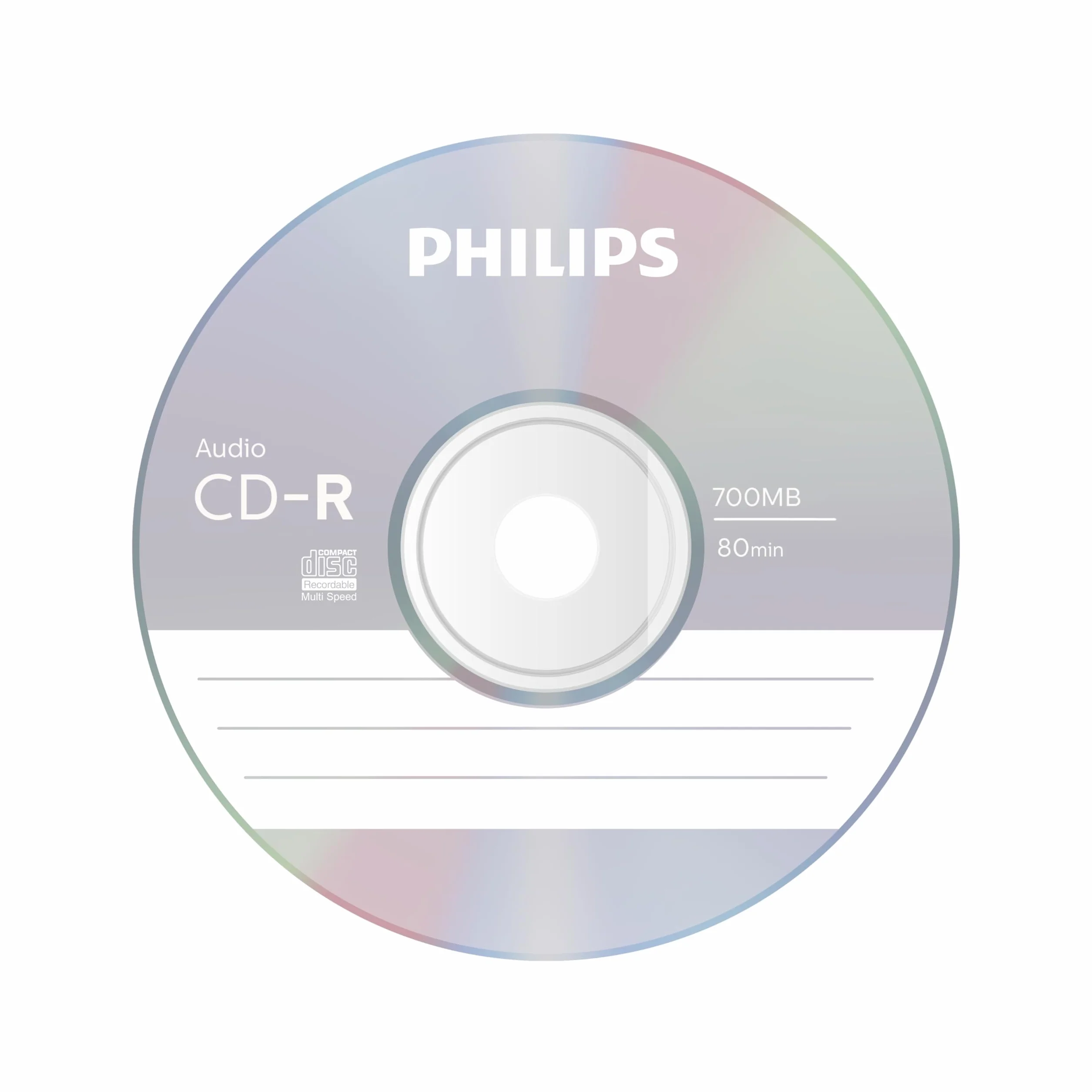 Philips CD-R Audio 700 MB 80 minut 10 szt. Jewel Case