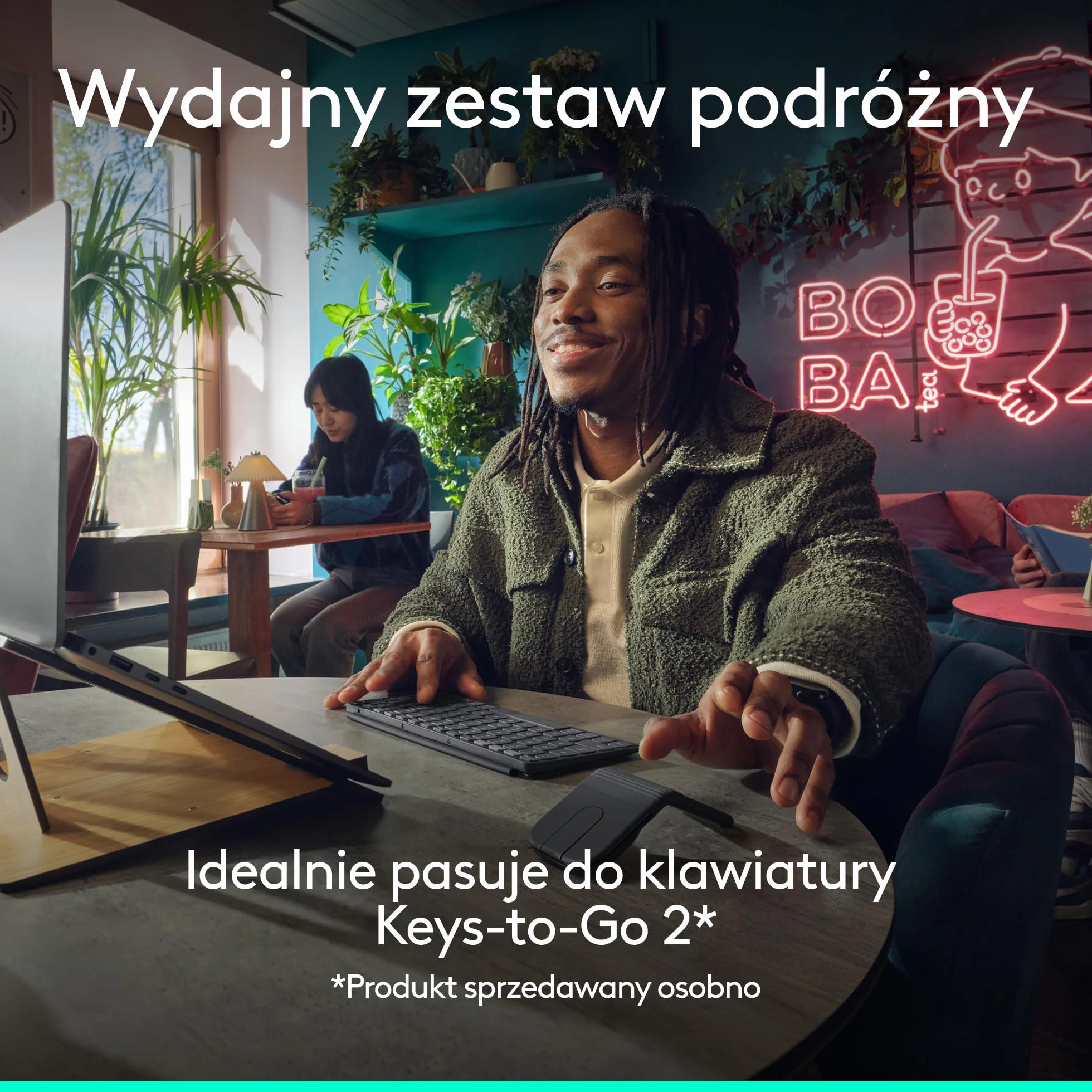Logitech Mobi Fold przenośna mysz Bluetooth 4K DPI czarna