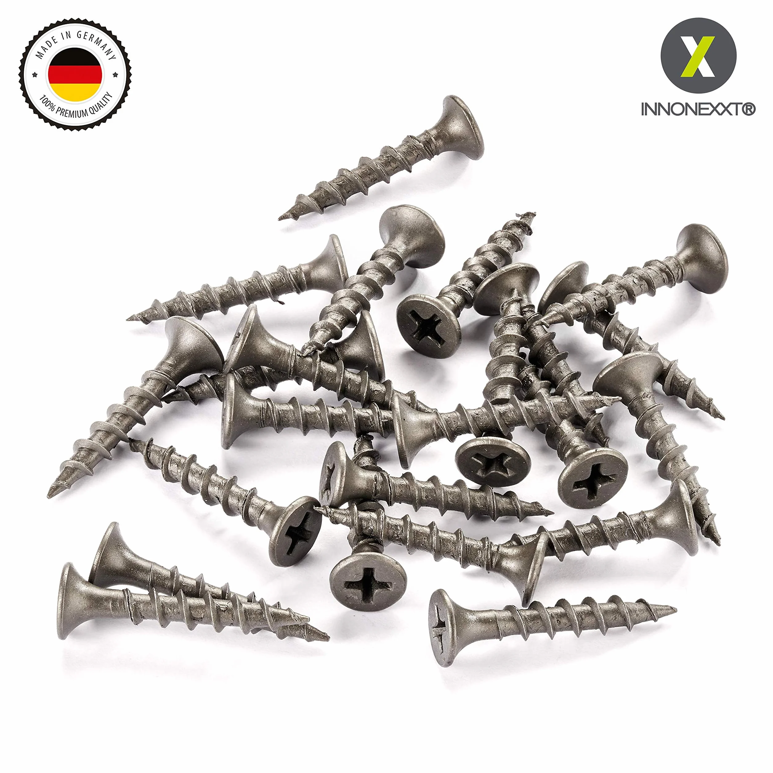 Śruba do szybkiego montażu z gwintem grubozwojnym | 3,9 x 35 mm | śruba gipsowo-kartonowa, śruby gipsowe, śruby do ściany suchej, uniwersalne | Made in Germany | 500 sztuk | gniazdo krzyżowe