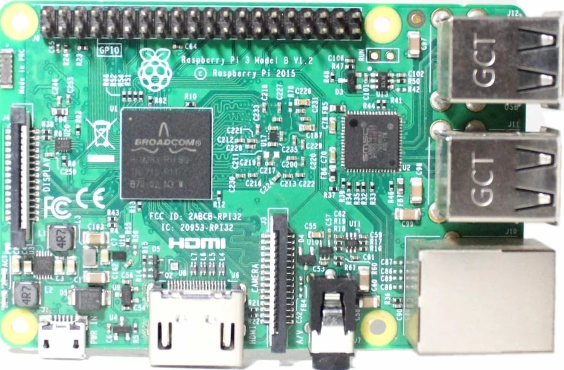 Raspberry Pi 3 Model B CPU1.2GHz/1GB/USB2.0/HDMI/Bluetooth/WiFi RASPBERRYPI3-MODB-1G