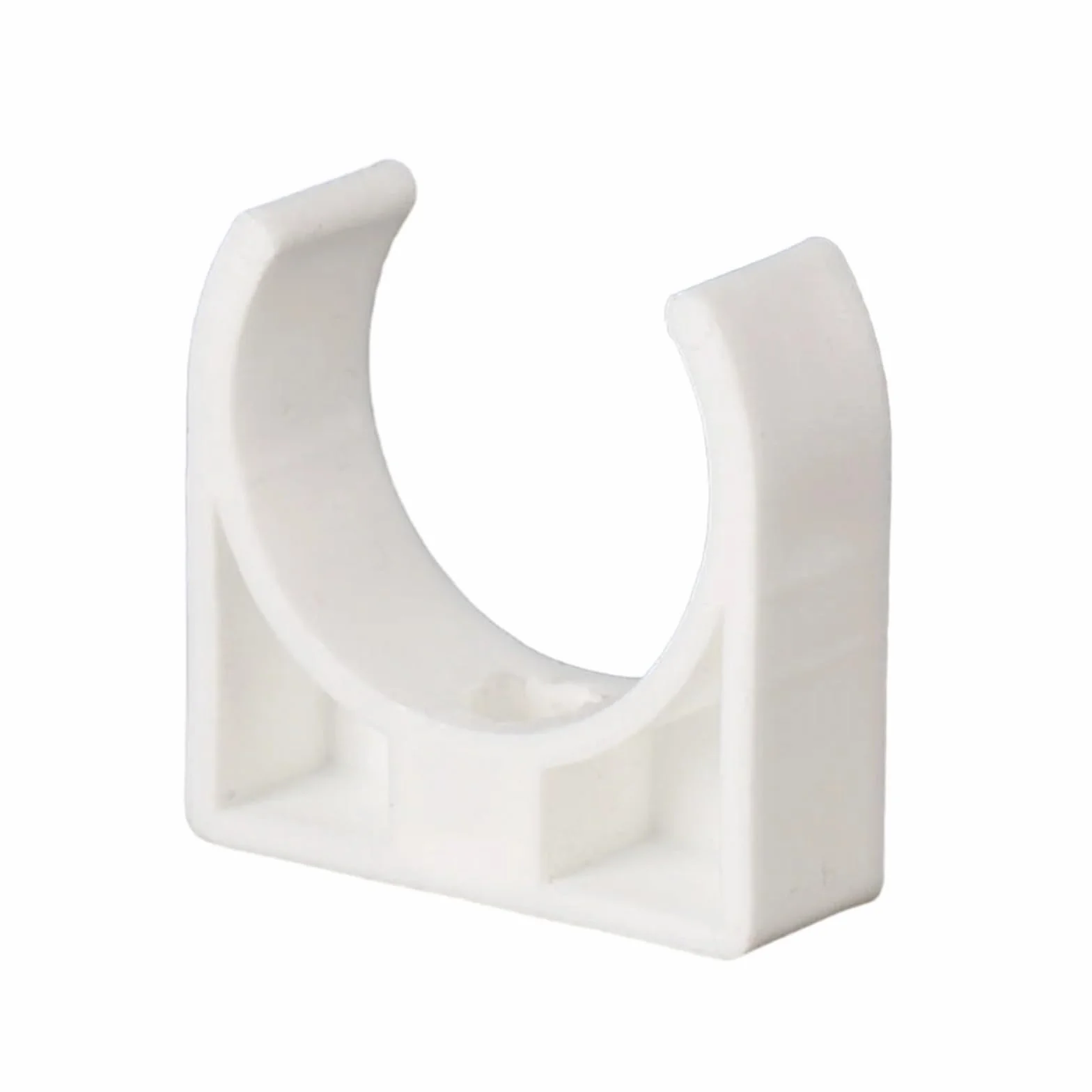 zaciski do rur, Opaski zaciskowe do rur wodnych, zestaw 100 sztuk, uchwyty hakowe z PVC, 3/4 cala, białe, 2,5 x, 0, cm