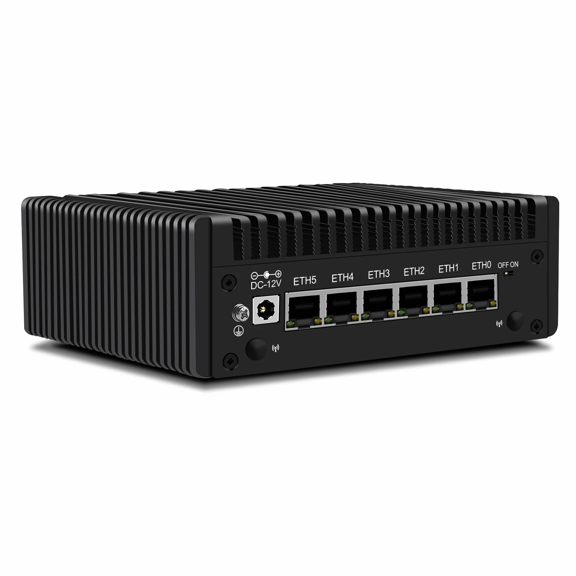 CWWK Mini PC N150 Firewall Appliance 6 Port i226-V 2.5GbE LAN Fanless Micro PC DDR5 8GB RAM 256GB NVMe SSD