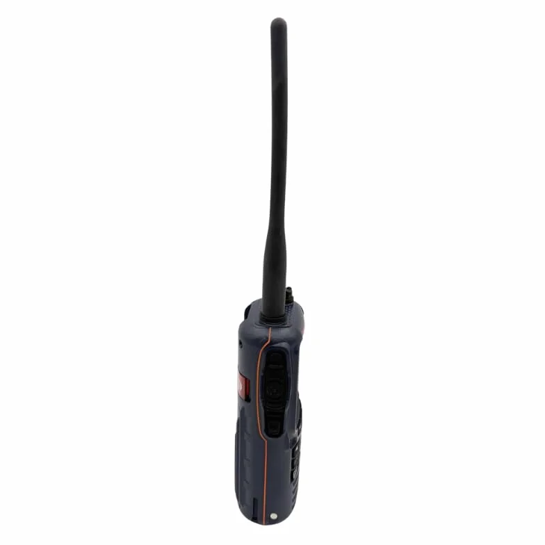 Standard Horizon HX891BT/E pływające radio morskie VHF, 6 W, nawigacja GPS, wodoodporność IPX8, Bluetooth (granatowe)