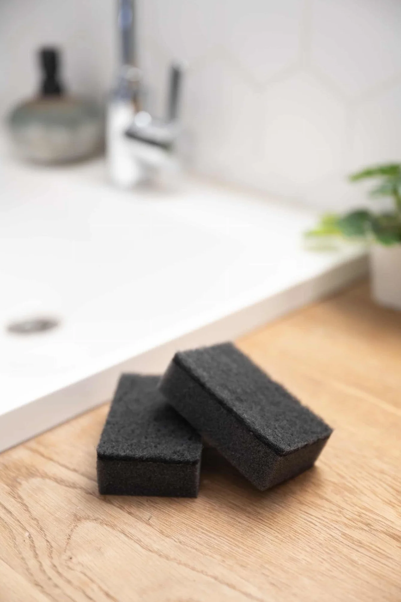 York Gąbka Kuchenna - 10 Sztuk - Gąbka do Czyszczenia - Dwustronna - 8,8 x 5,8 x 2,9 cm - Czarna