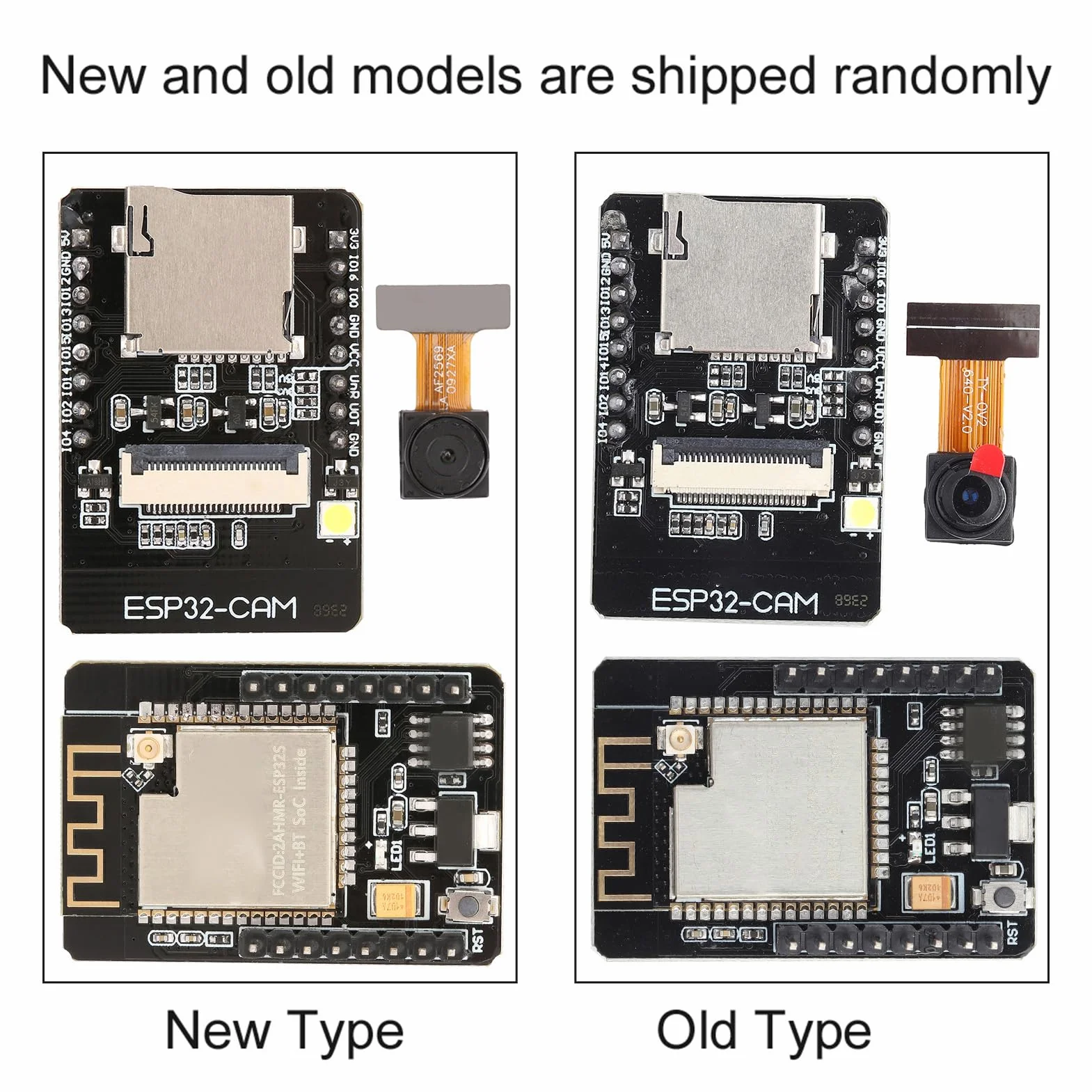 ESP32-S Wi-Fi + moduł kamery BT ESP32 z modułem kamery dla dwurdzeniowych 32-bitowych procesorów aplikacyjnych