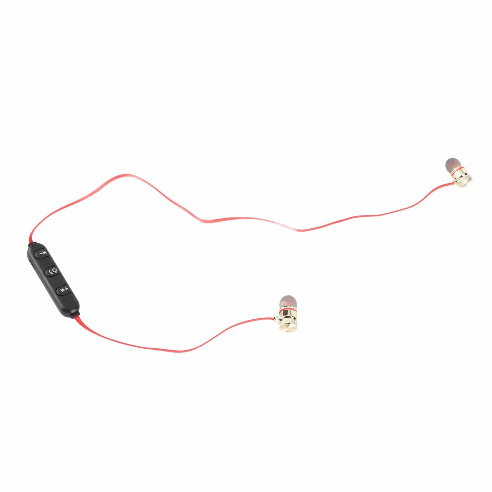 Tonysa Bluetooth słuchawki magnetyczne bezprzewodowe sportowe zestaw słuchawkowy złoty/czarny 4.1