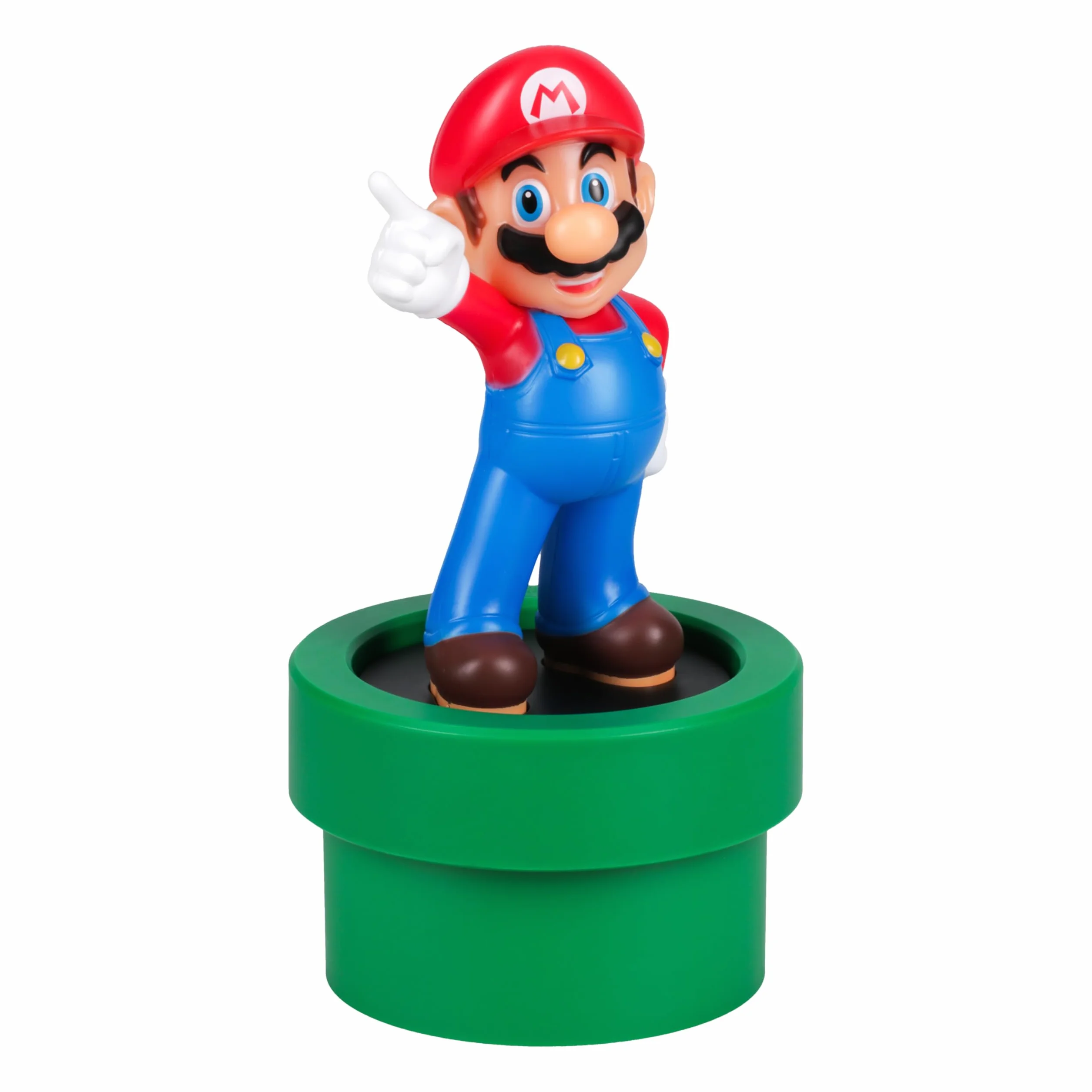 Lampa figurkowa Super Mario – oficjalnie licencjonowany produkt Nintendo z Mario, wystrój domu i biura, prezent dla graczy retro, zasilanie bateryjne | Paladone