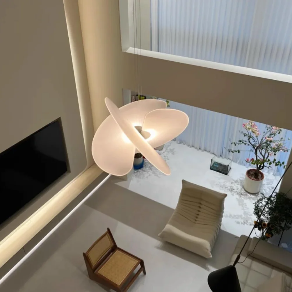 Nowoczesna Latarnia Z Tkaniny W Stylu Wabi-Sabi - Biała Naturalna Jedwabna Wisiorka, Regulowane Sufitowe Oświetlenie Do Sypialni, Salonu Lub Kawiarni - Minimalistyczna Lampa Wisząca Z Abażurem(6