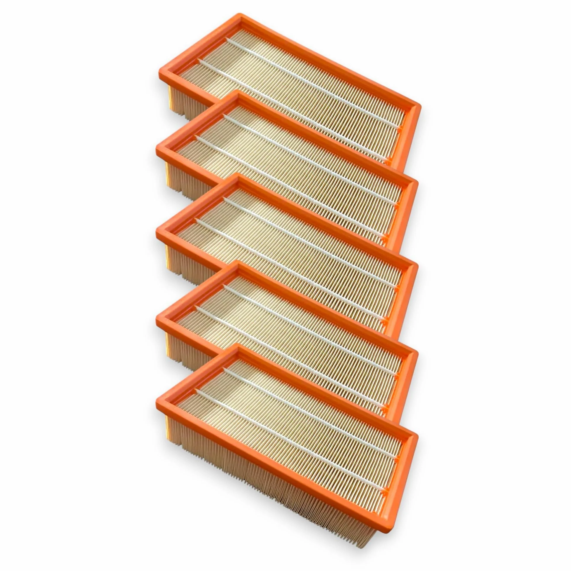 M&M Smartek 5x filtry płaskie do Kärcher NT25/1-NT55/1, ref. 6.904-367.0 | Filtr zamienny pomaga utrzymać wydajność urządzenia; przed zakupem sprawdź model, numer referencyjny, wymiary i montaż.