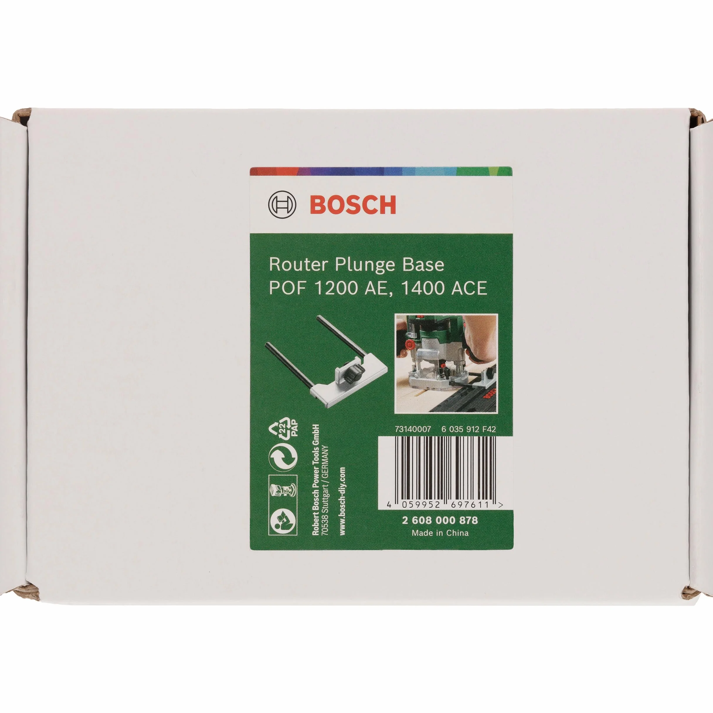 Bosch 1x Prowadnica Równoległa i Adapter Prowadnicy (do AdvancedTrimRouter 18V-8, Osprzęt Frezarka Górnowrzecionowa)