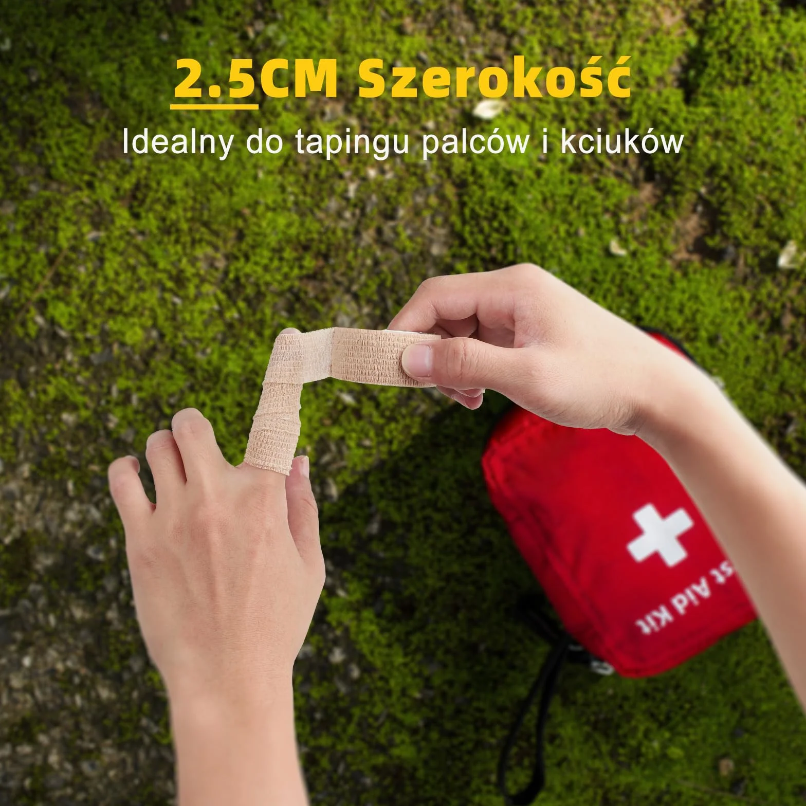 Samoprzylepny Bandaż (8 Sztuk),Oddychający Bandaż Vet Wrap,Spójny Bandaż Pierwszej Pomocy,urazy Sportowe,skręcenia,Ochrona Dla Psów(2.5cmx4.5m)