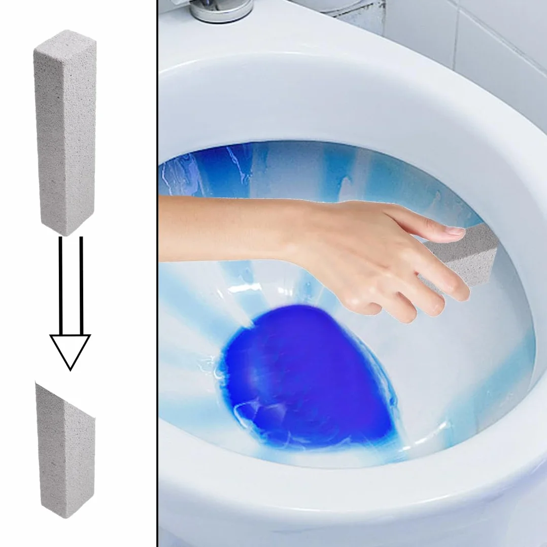 Pumice Stone środek do czyszczenia WC z pumeksem – skuteczny środek do czyszczenia toalety z kamienia moczowego i kamienia – uniwersalny blok do czyszczenia WC i bloku do czyszczenia grilla (10 sztuk)