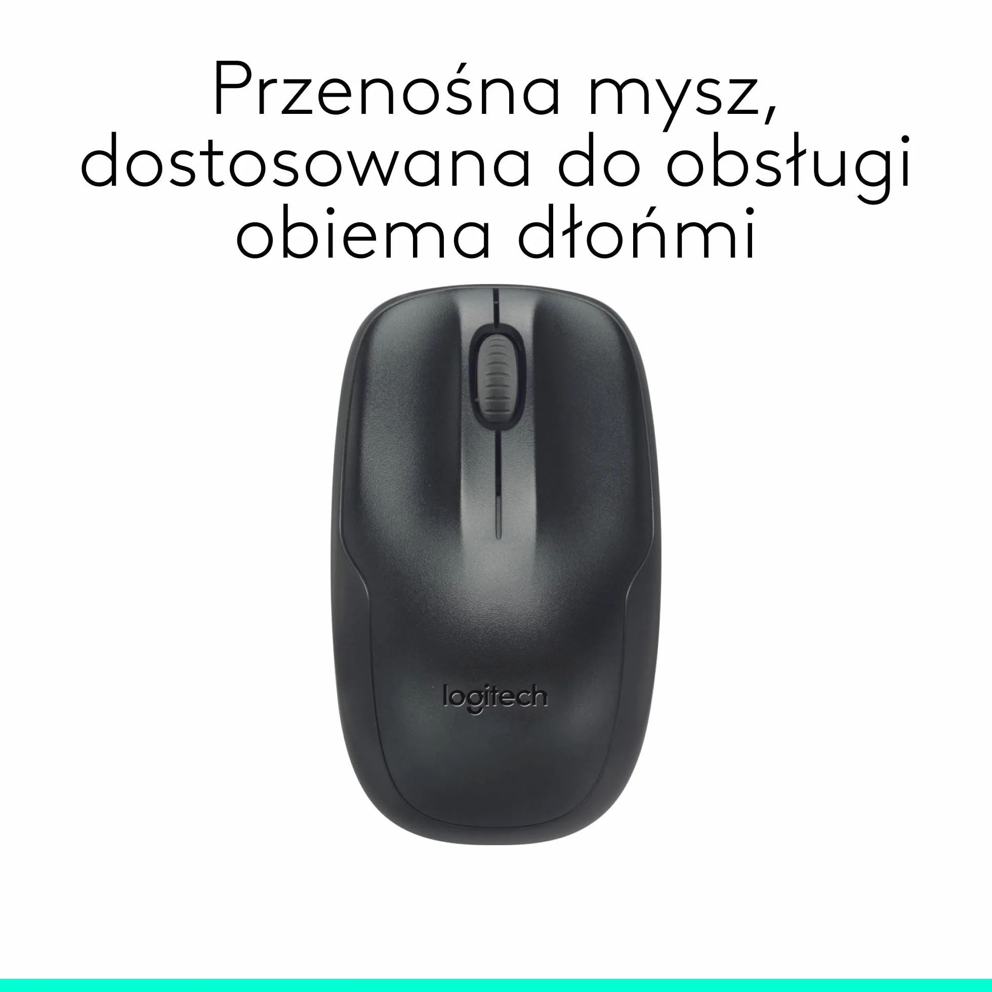 Logitech MK220 Compact Combo, Zestaw Klawiatura i mysz dla systemu Windows, 2,4 GHz Odbiornik USB, 24 pracy na baterii, PC, laptopem, QWERTY układ US Intl - Czarny