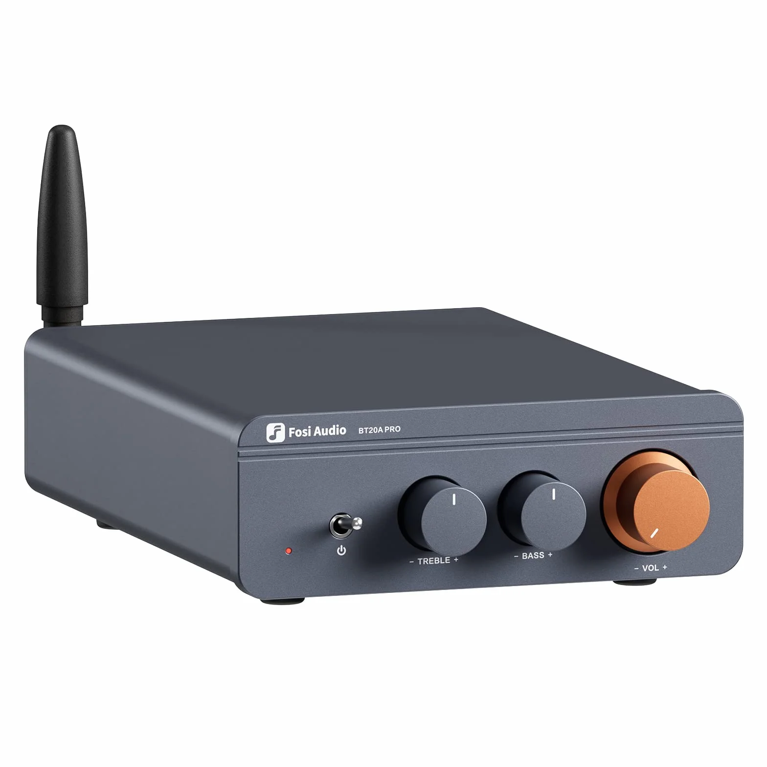 Fosi Audio BT20A Pro 300W x2 TPA3255 Bluetooth 5.0 Wzmacniacz Stereo 2-Kanałowy Mini Hi-Fi Klasy D
