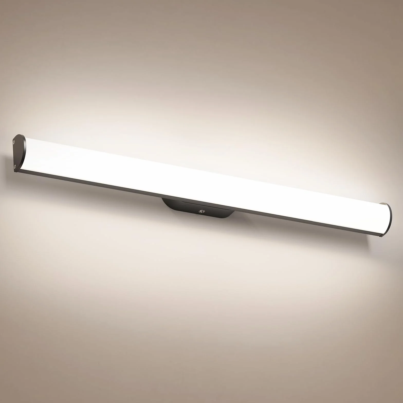 OOWOLF 30W 80CM Lustro łazienkowe - 4000K Oświetlenie LED IP44 Nad lustrem na ścianie do toaletki/szafki