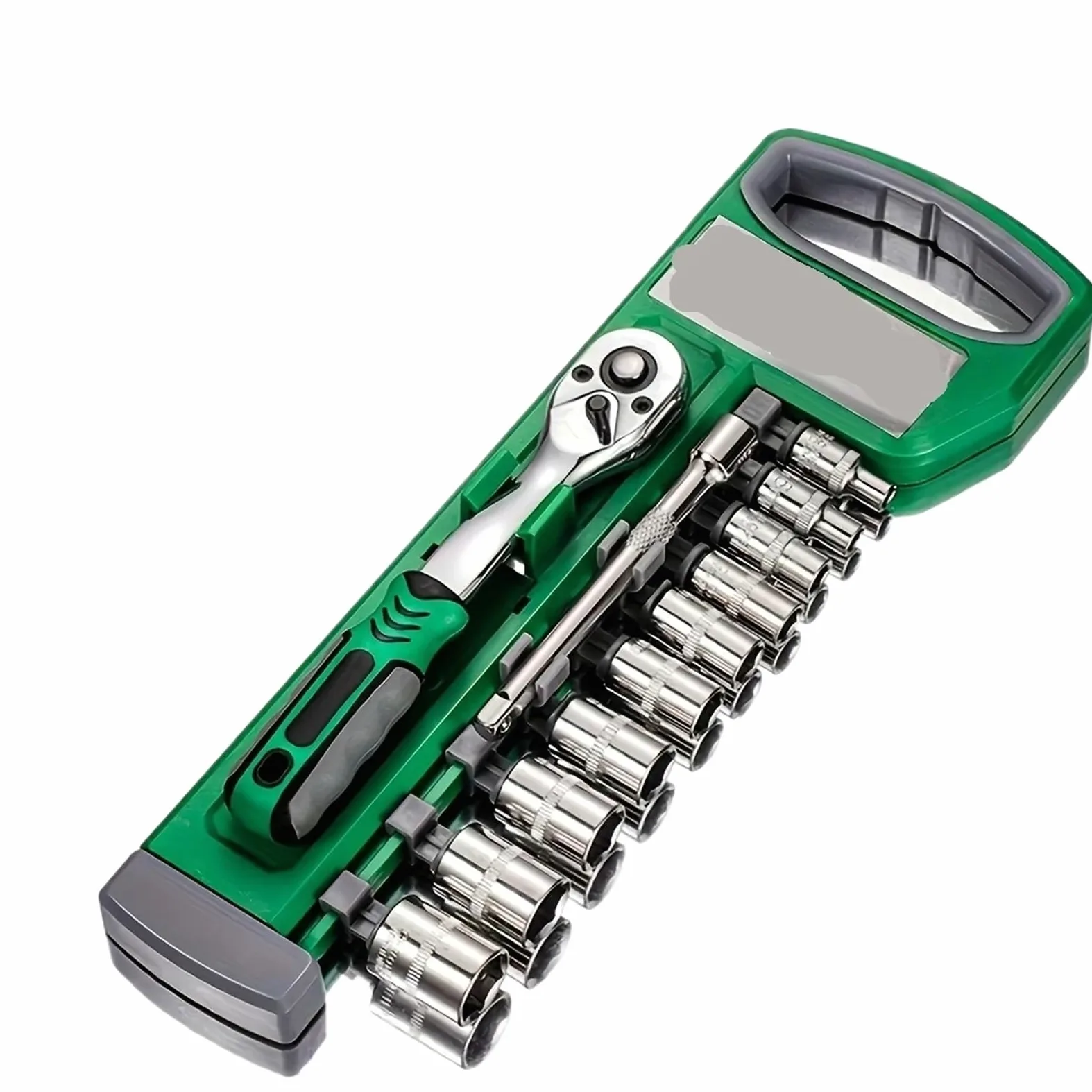 Telescopic Ratchet 72 zęby 12-częściowy zestaw kluczy grzechotkowych 1/4 "-3/8" -1/2" Szybkozłączka dwustronna rękojeść używana mały klucz dynamometryczny(G)